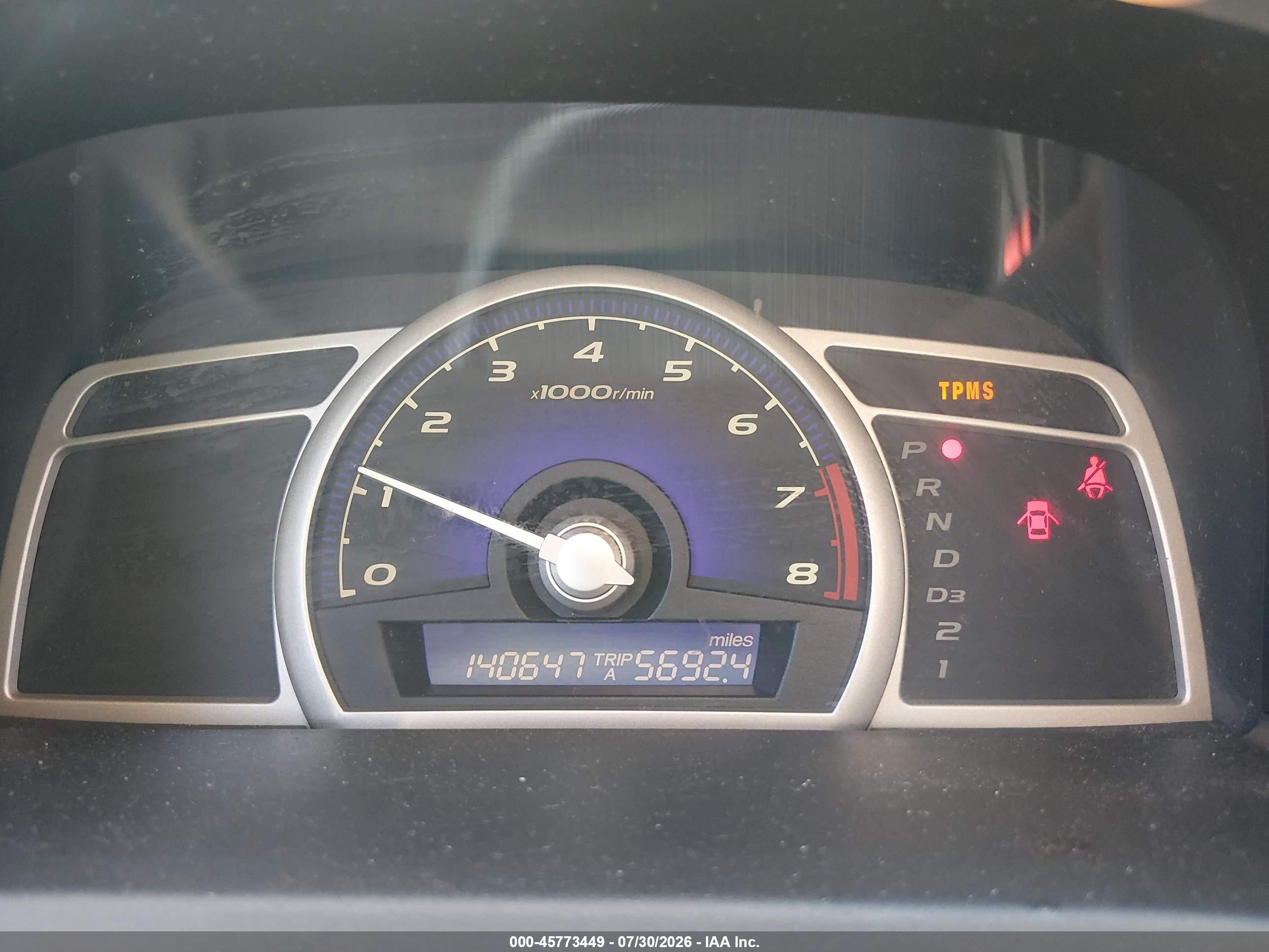 2010 Honda Civic Lx Blue vin: 19XFA1F59AE075594