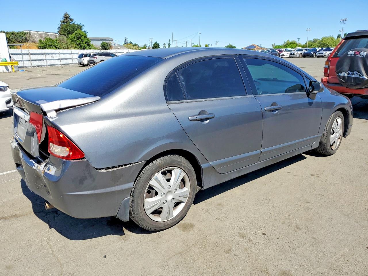 2010 Honda Civic Lx Charcoal vin: 19XFA1F59AE079600