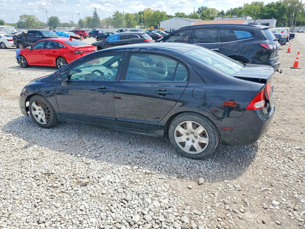 2011 Honda Civic Lx Black vin: 19XFA1F59BE003117