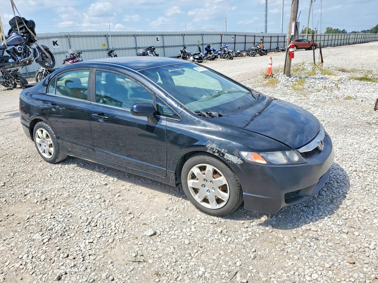 2011 Honda Civic Lx Black vin: 19XFA1F59BE003117