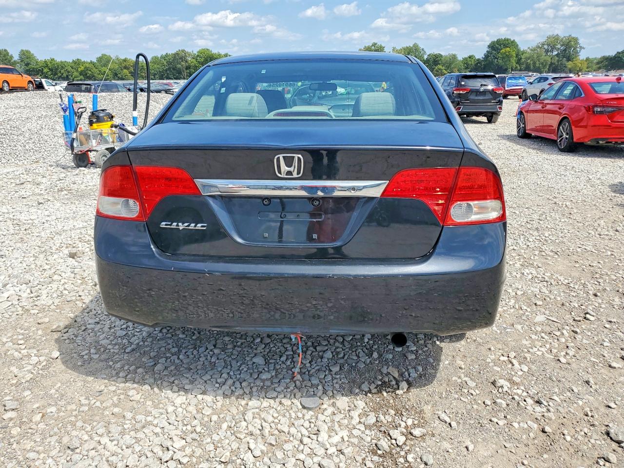 2011 Honda Civic Lx Black vin: 19XFA1F59BE003117