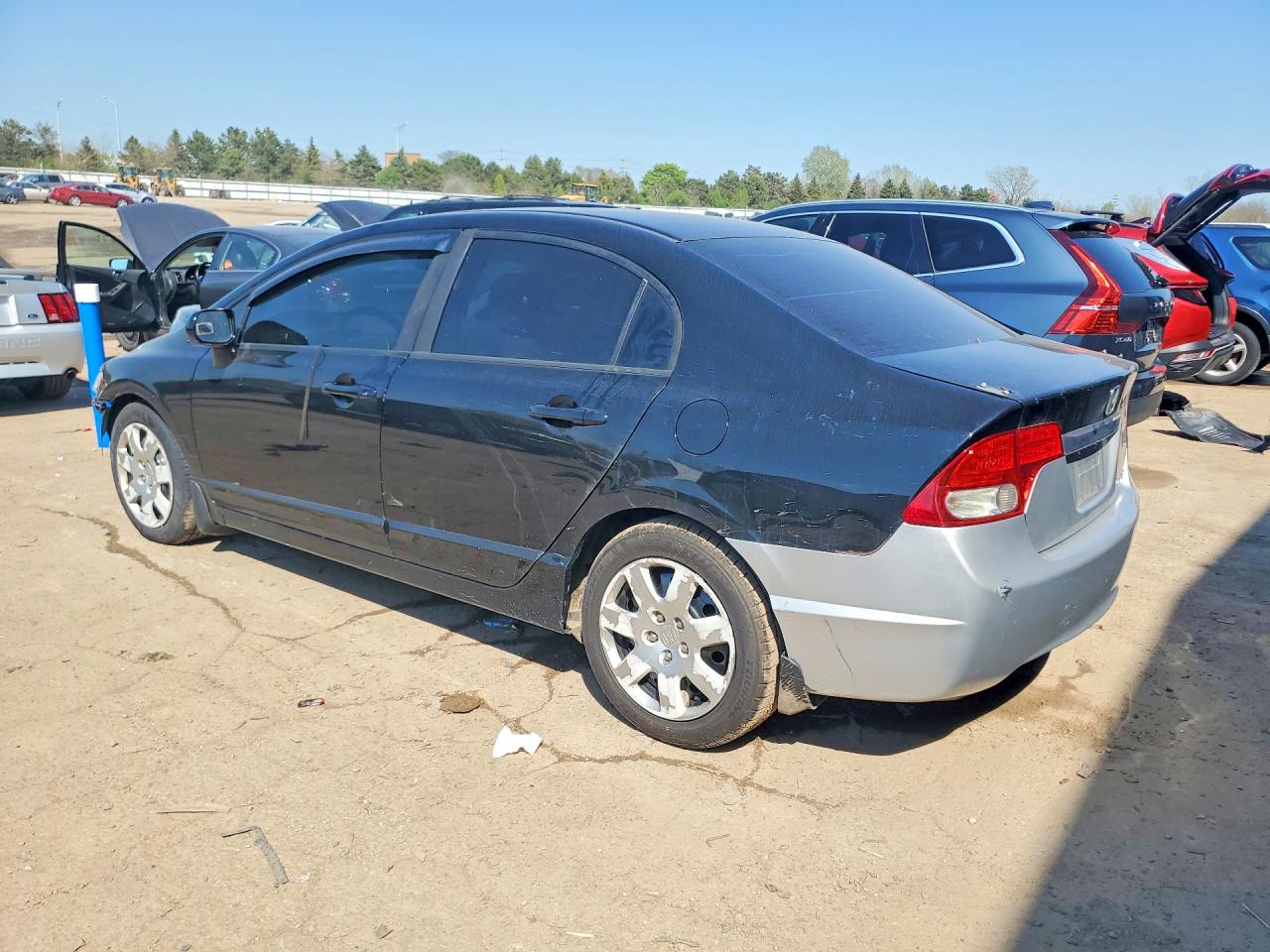 2011 Honda Civic Lx Two Tone vin: 19XFA1F59BE004767