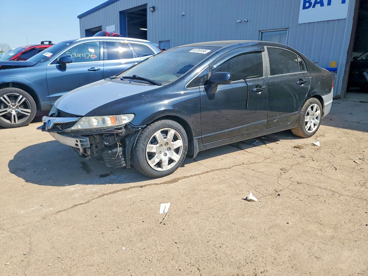 2011 Honda Civic Lx Two Tone vin: 19XFA1F59BE004767