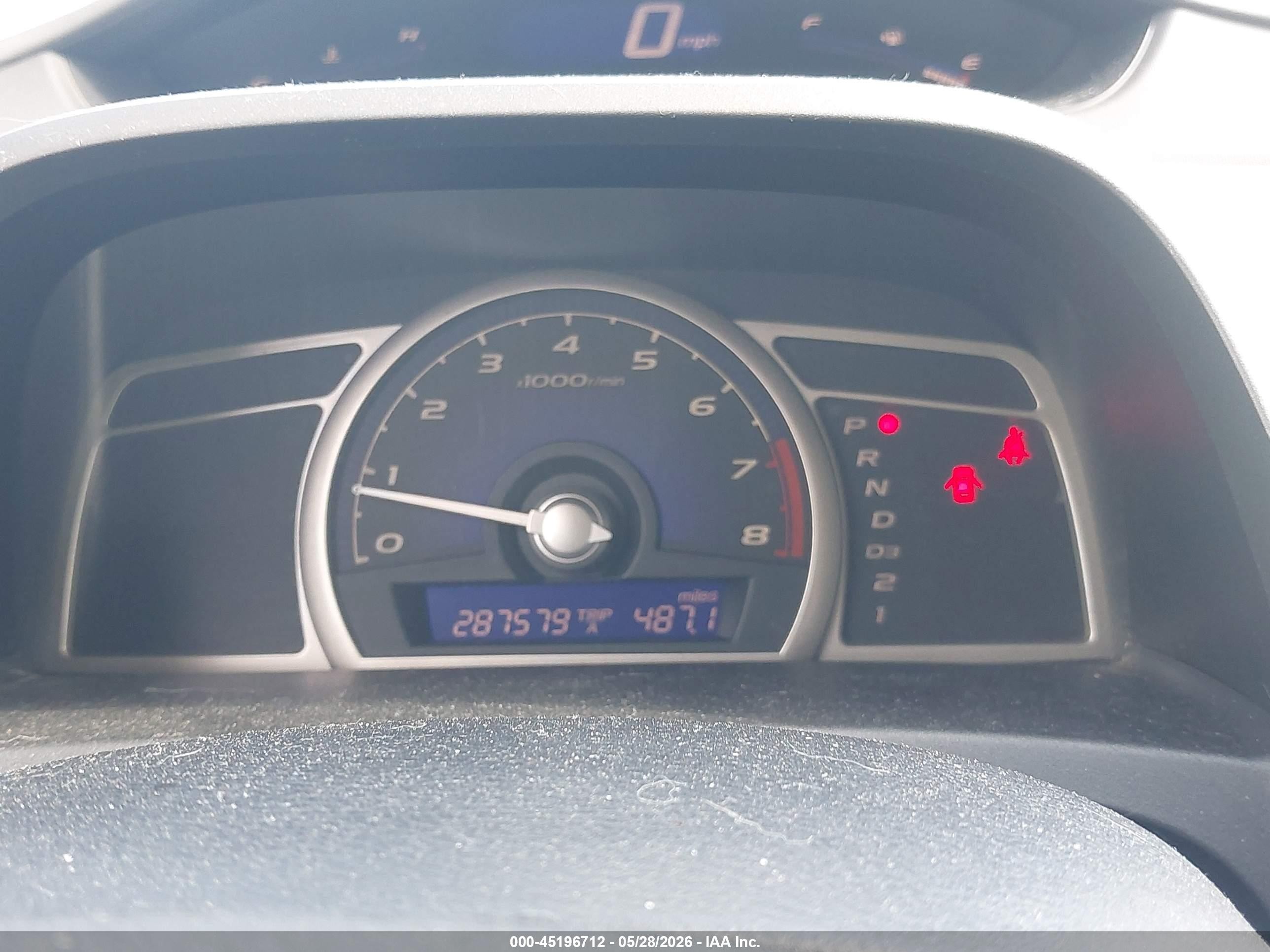 2011 Honda Civic Lx White vin: 19XFA1F59BE026252
