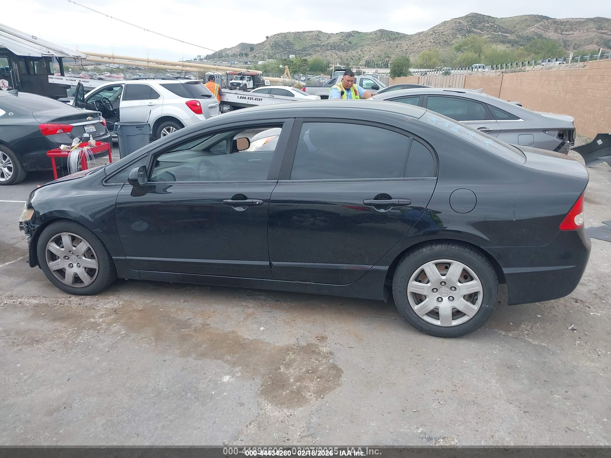 2010 Honda Civic Lx Black vin: 19XFA1F5XAE012035