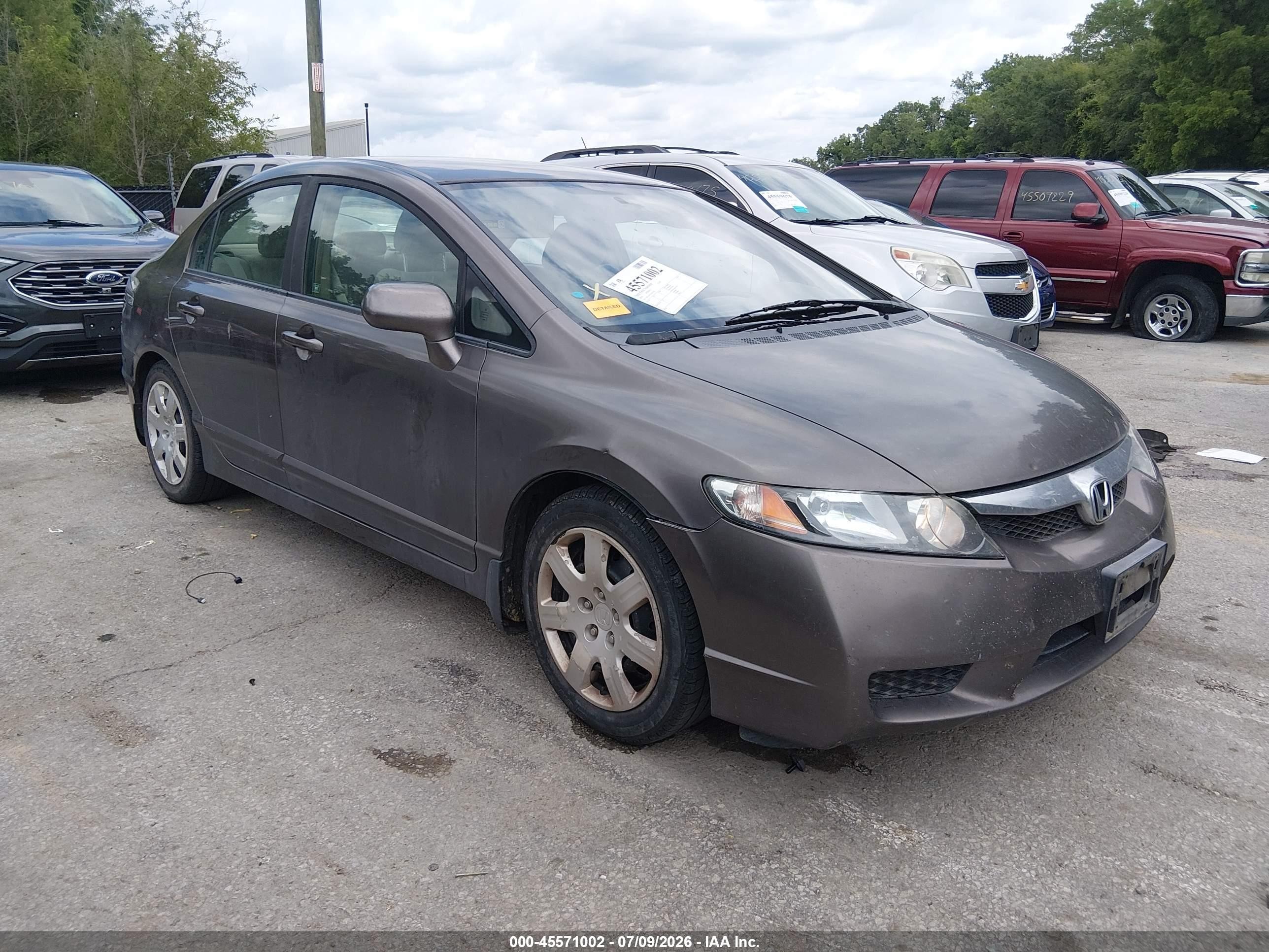 2010 Honda Civic Lx Gray vin: 19XFA1F5XAE014528