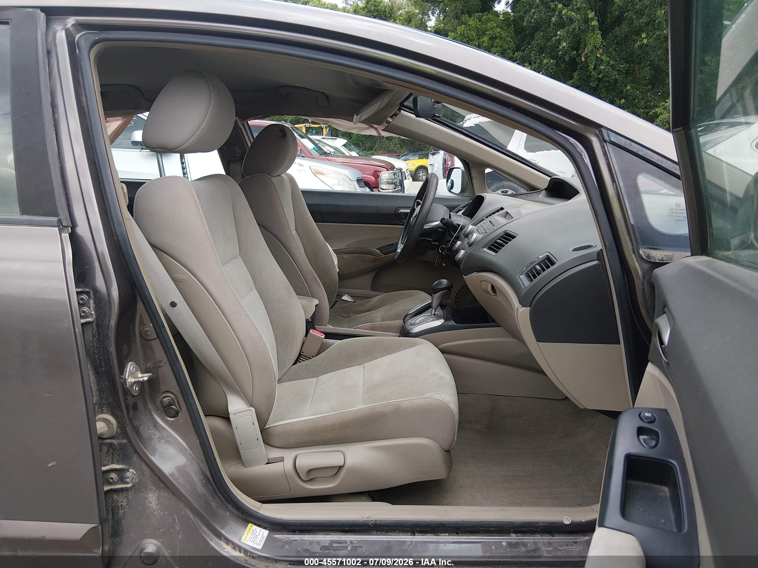 2010 Honda Civic Lx Gray vin: 19XFA1F5XAE014528