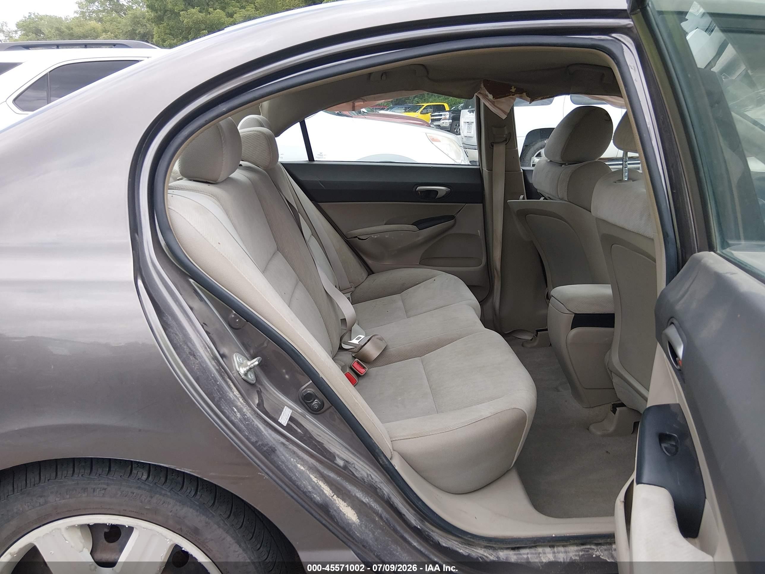 2010 Honda Civic Lx Gray vin: 19XFA1F5XAE014528