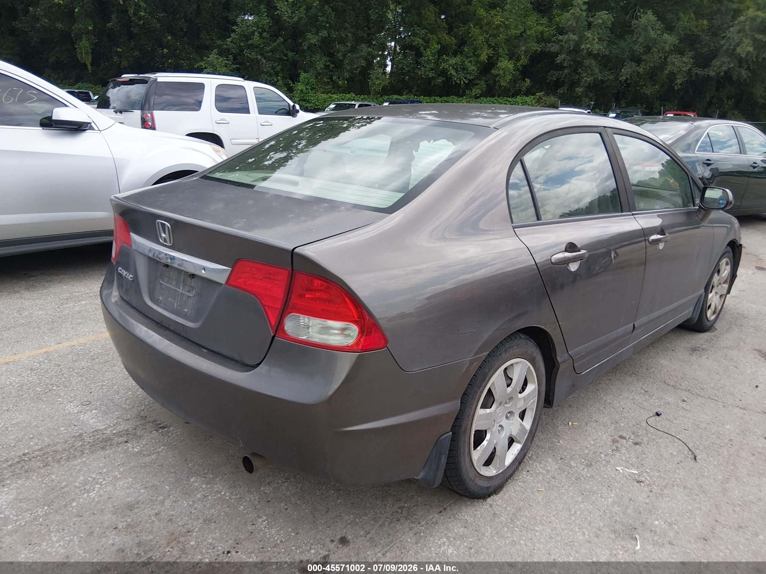 2010 Honda Civic Lx Gray vin: 19XFA1F5XAE014528