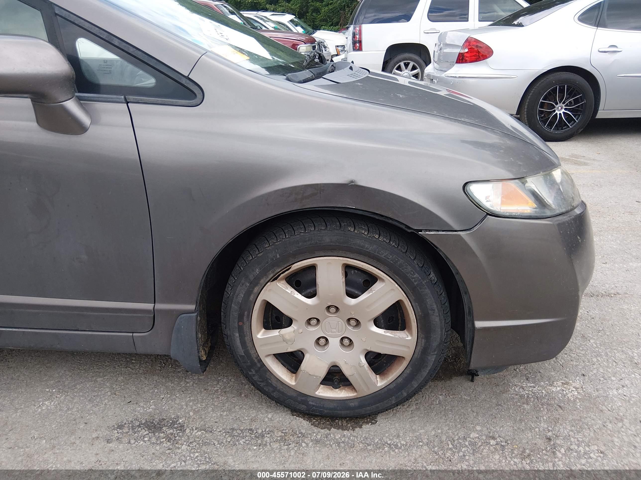 2010 Honda Civic Lx Gray vin: 19XFA1F5XAE014528