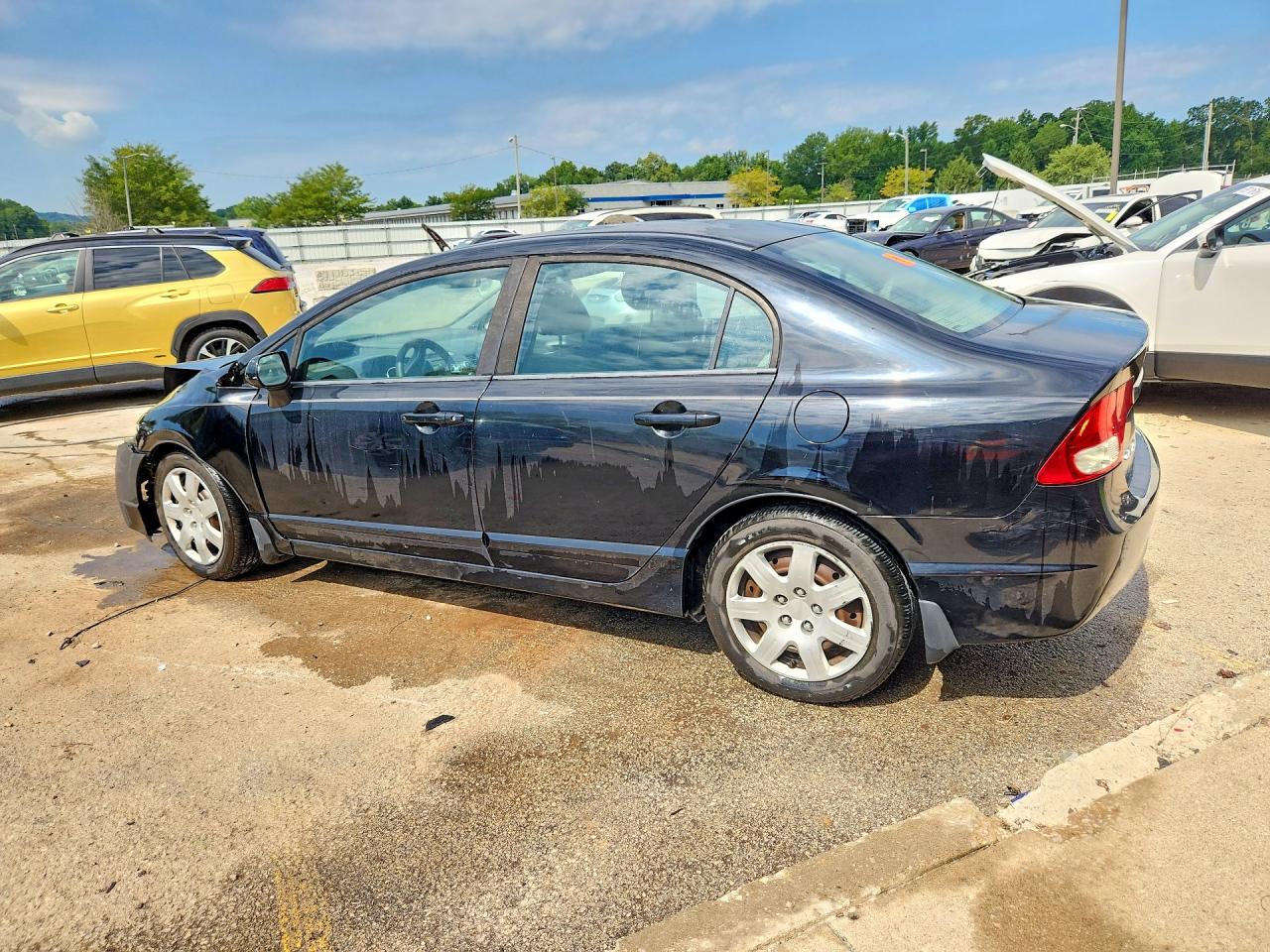 2010 Honda Civic Lx Black vin: 19XFA1F5XAE015758