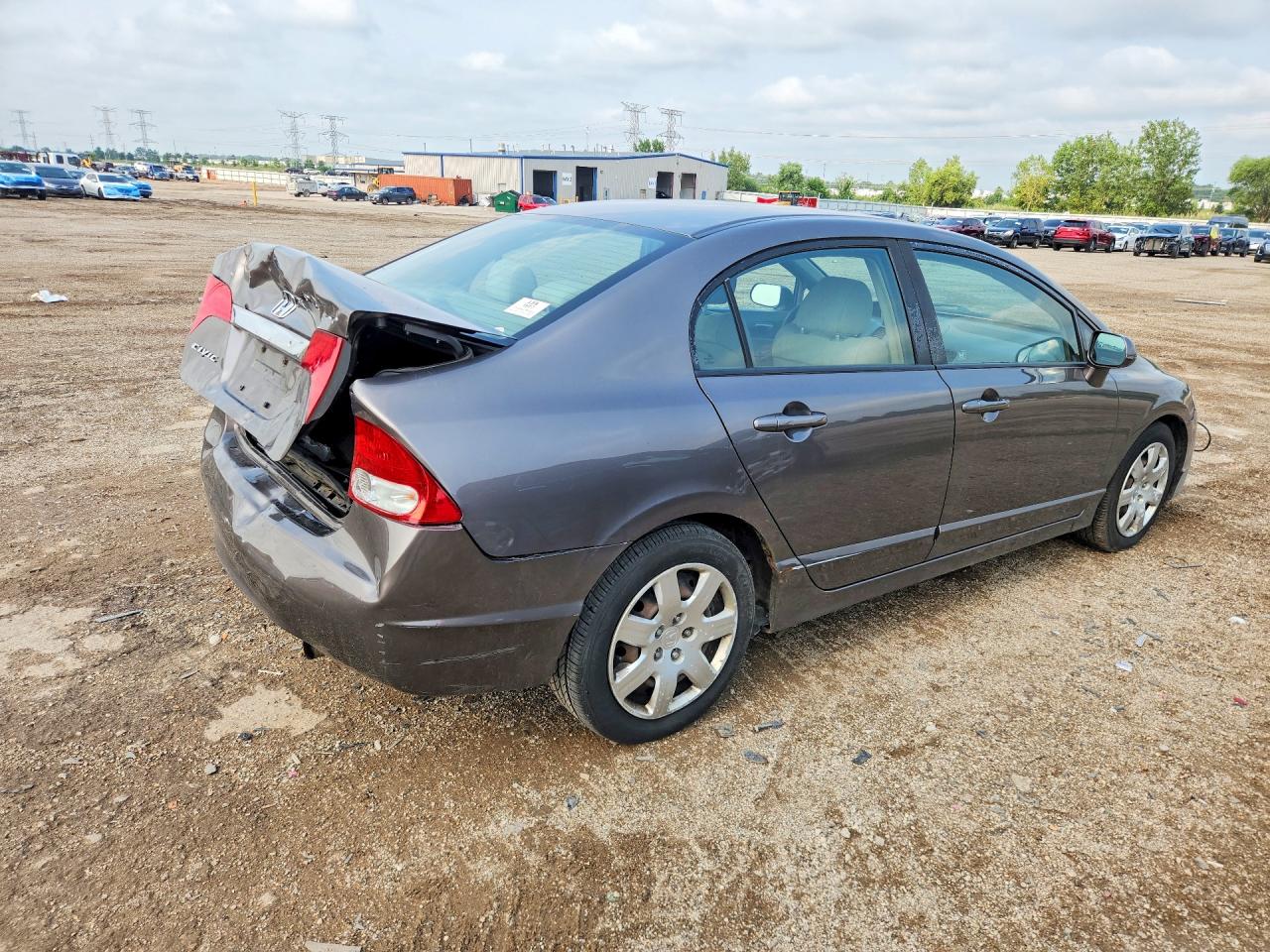 2010 Honda Civic Lx Gray vin: 19XFA1F5XAE017123