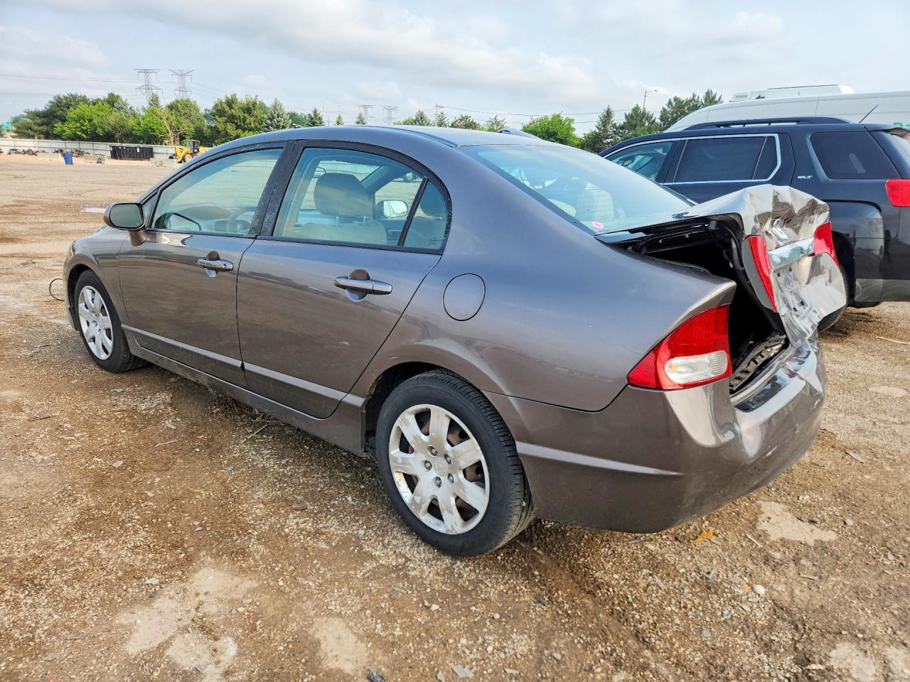 2010 Honda Civic Lx Gray vin: 19XFA1F5XAE017123
