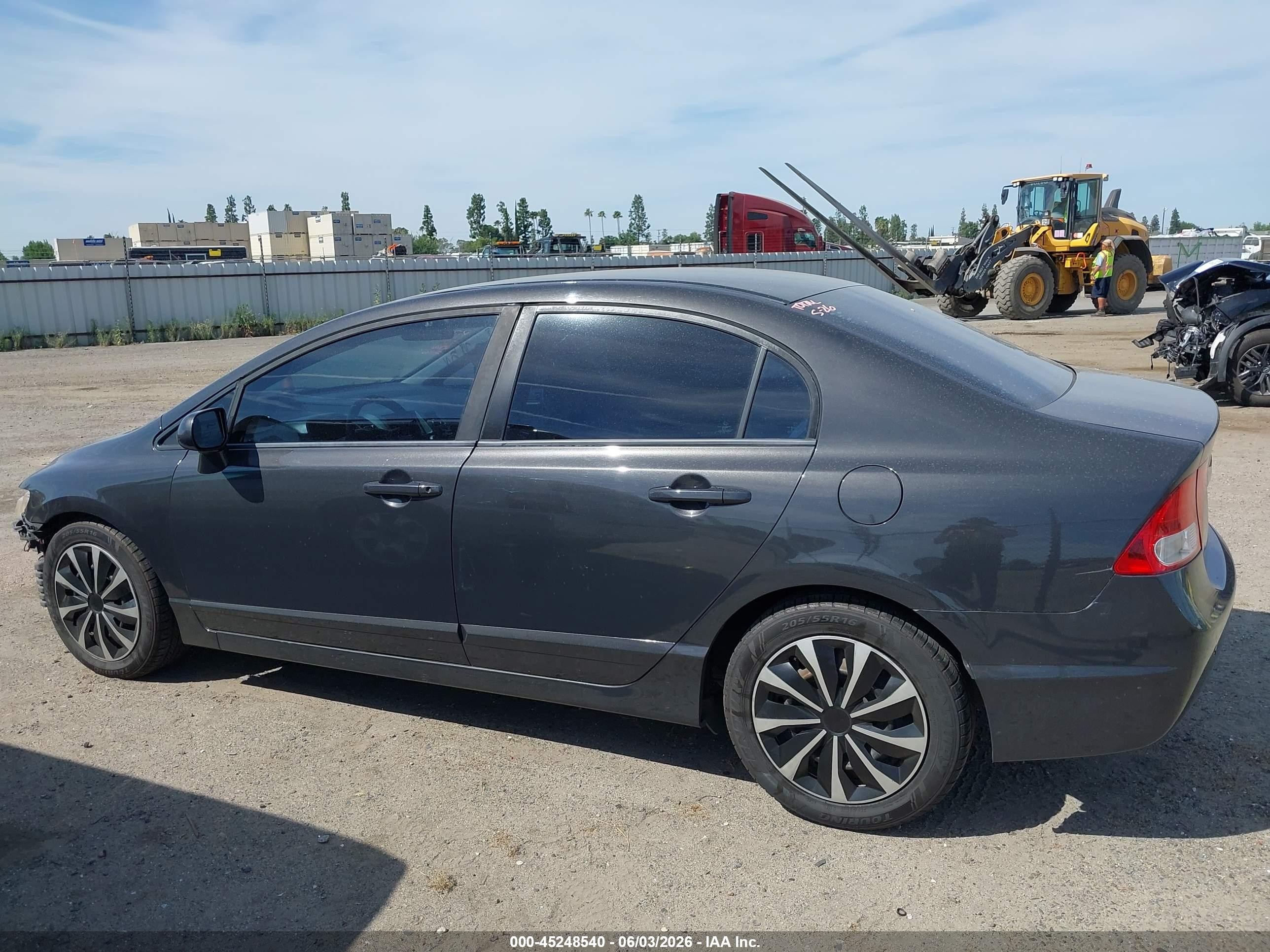 2010 Honda Civic Lx Gray vin: 19XFA1F5XAE021897