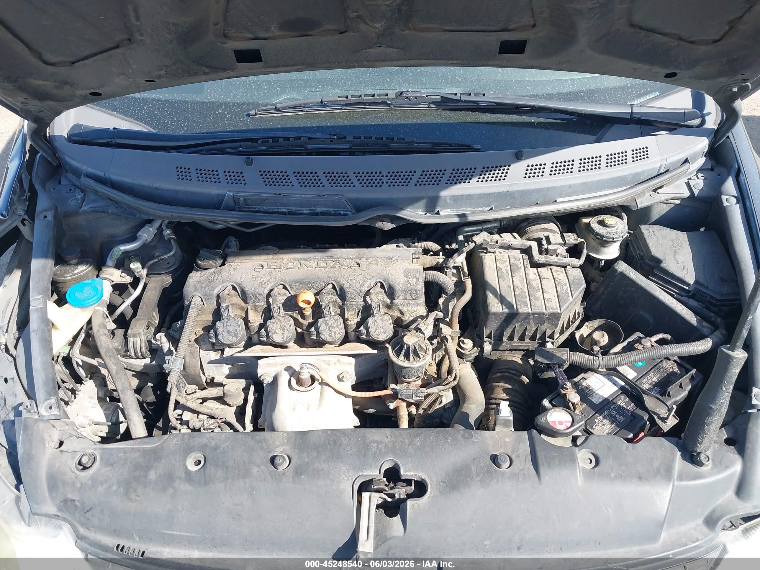 2010 Honda Civic Lx Gray vin: 19XFA1F5XAE021897