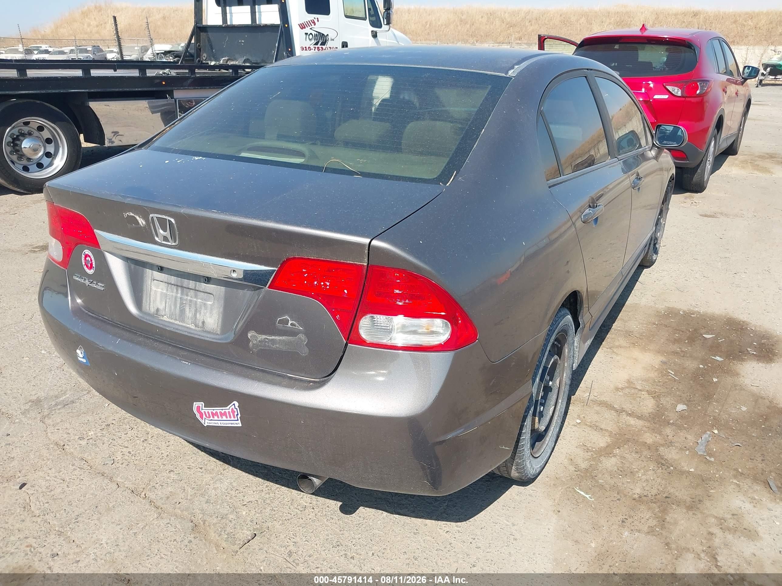 2010 Honda Civic Lx Gray vin: 19XFA1F5XAE054270