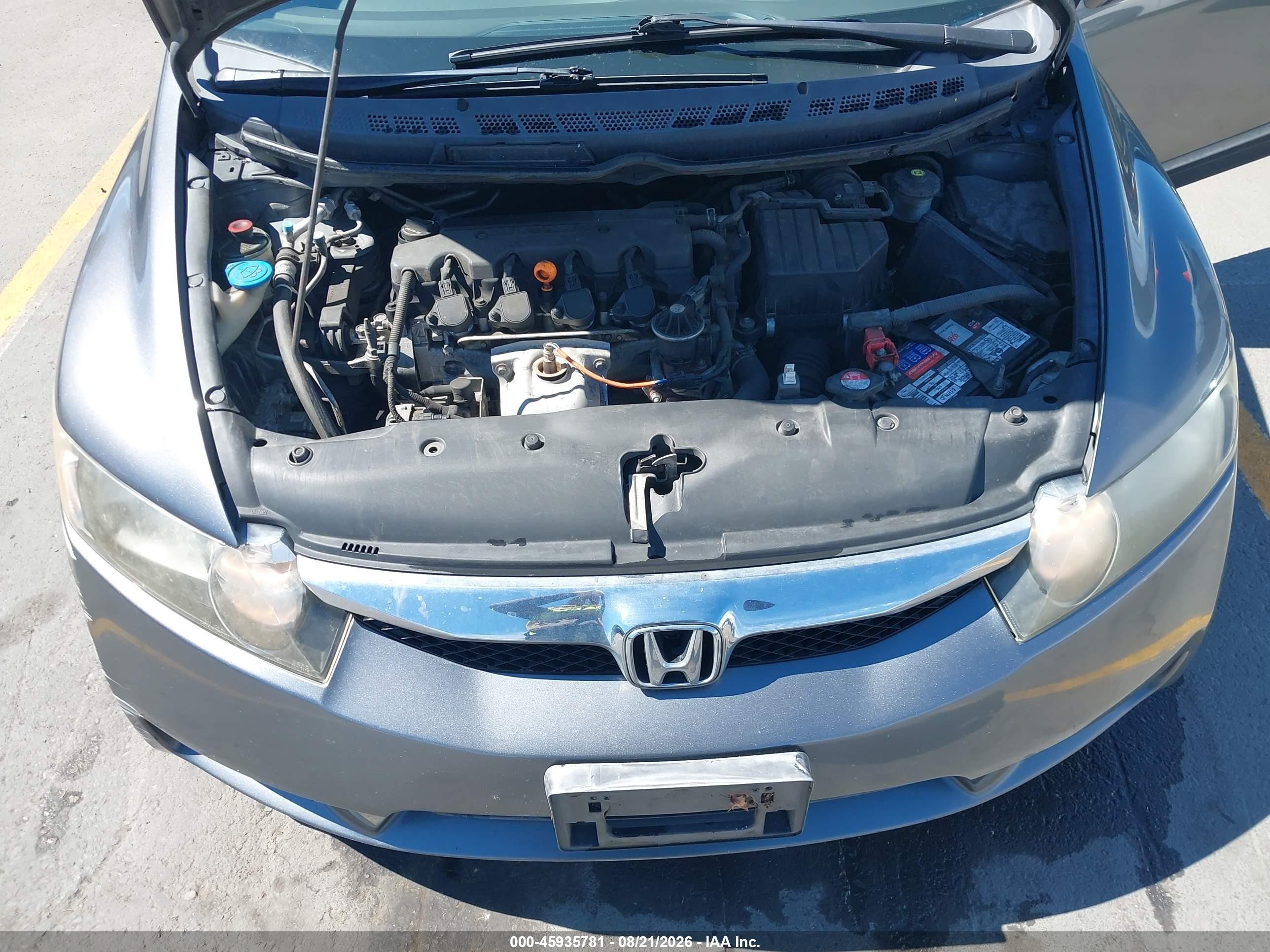 2010 Honda Civic Lx Gray vin: 19XFA1F5XAE064653