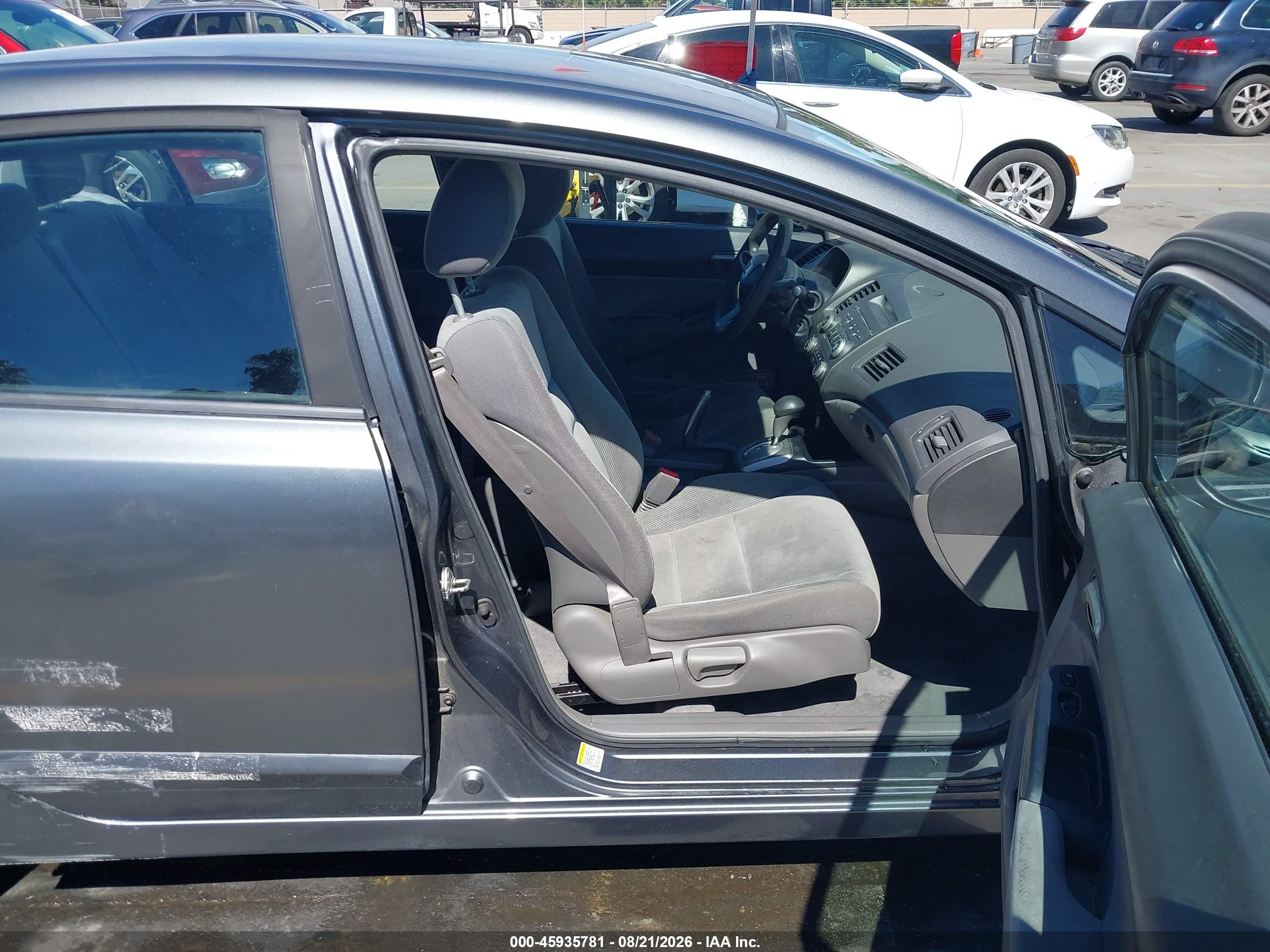 2010 Honda Civic Lx Gray vin: 19XFA1F5XAE064653