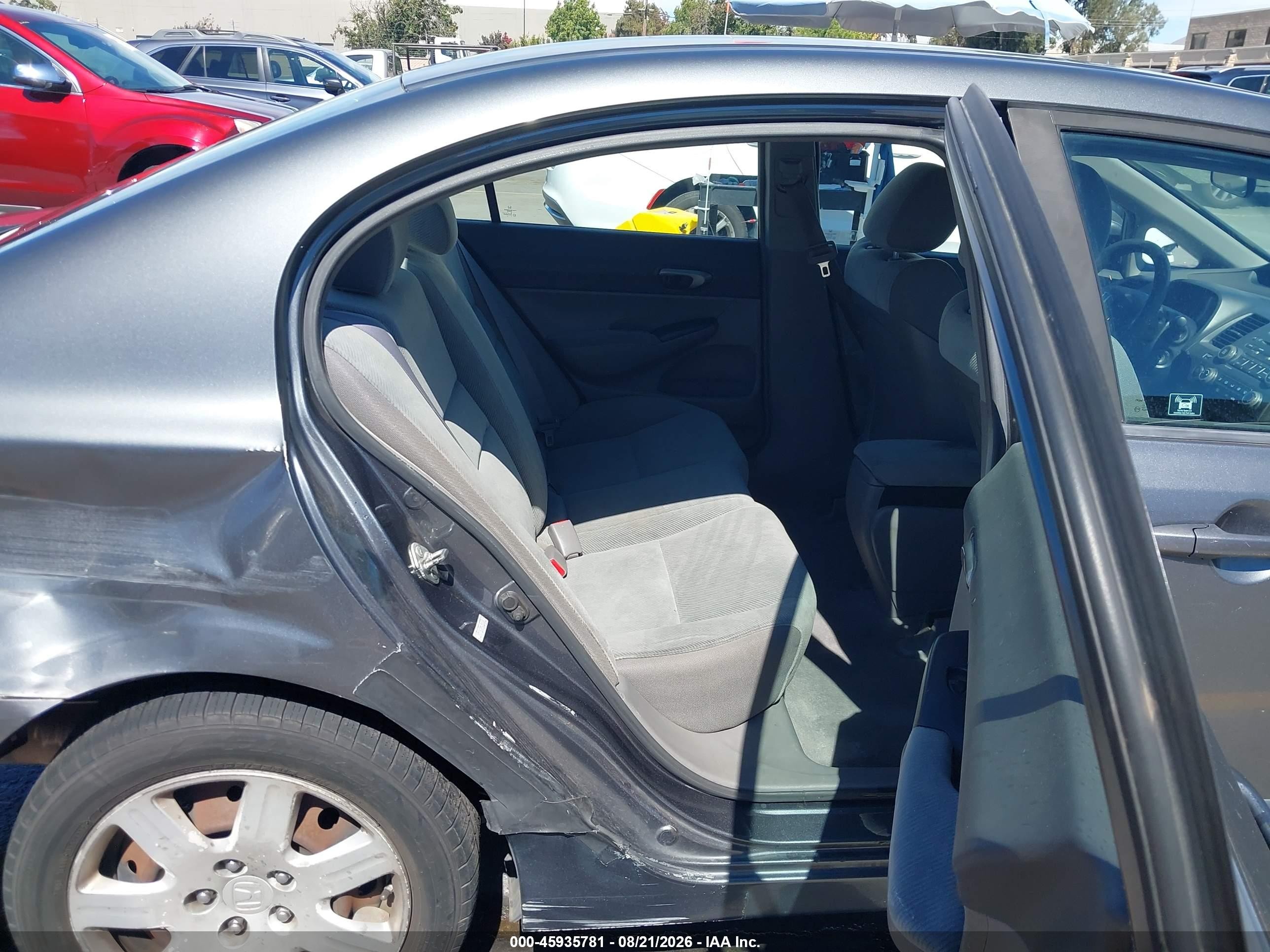 2010 Honda Civic Lx Gray vin: 19XFA1F5XAE064653