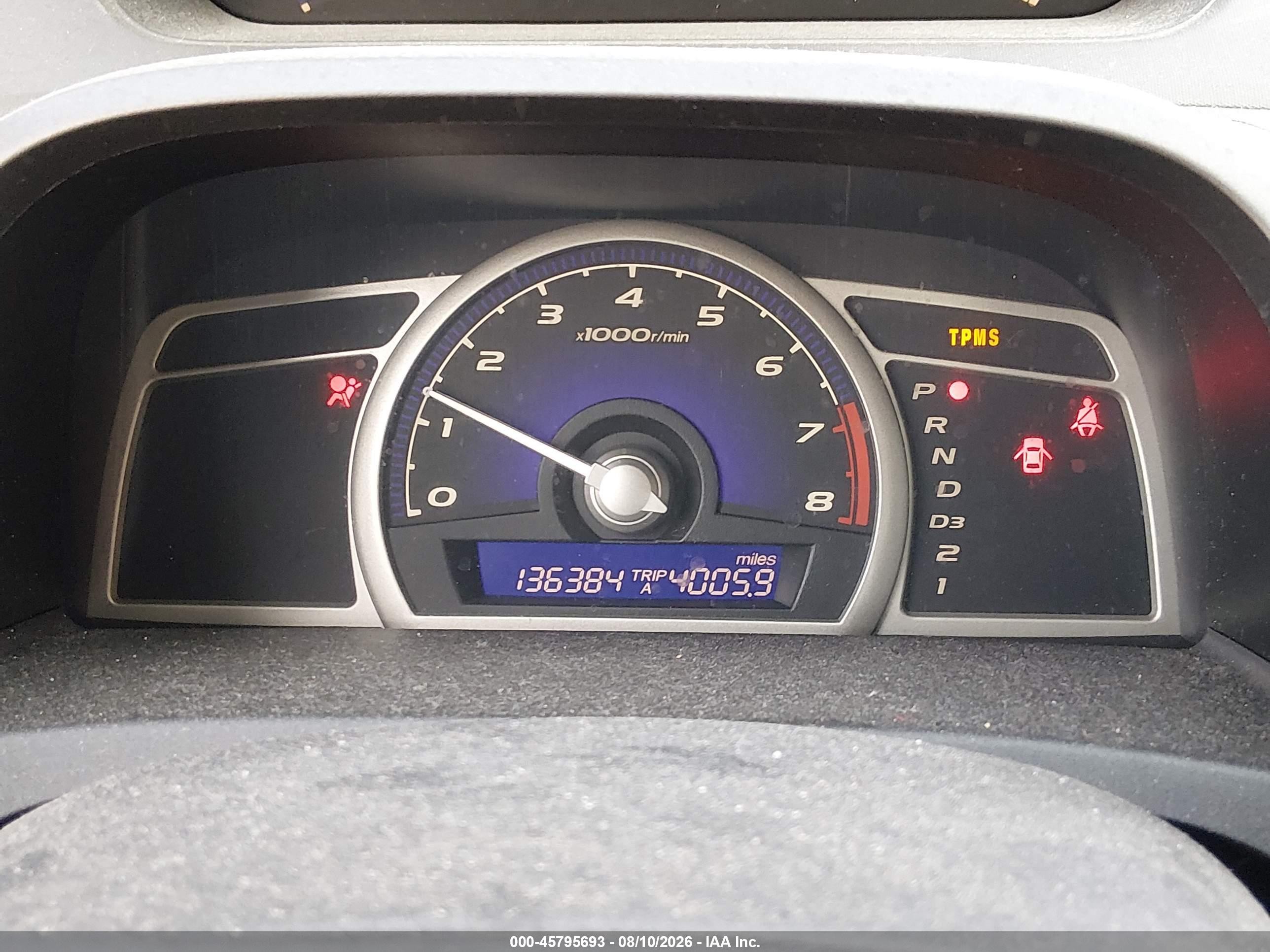 2010 Honda Civic Lx Blue vin: 19XFA1F5XAE086183