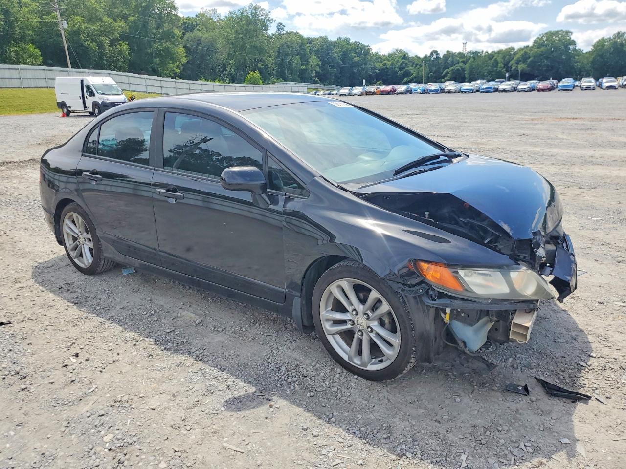 2011 Honda Civic Lx Blue vin: 19XFA1F5XBE006804