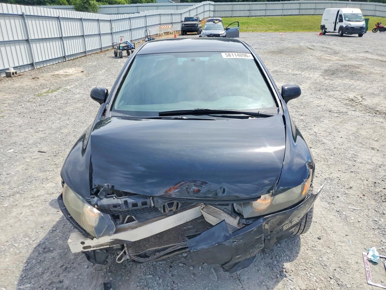 2011 Honda Civic Lx Blue vin: 19XFA1F5XBE006804