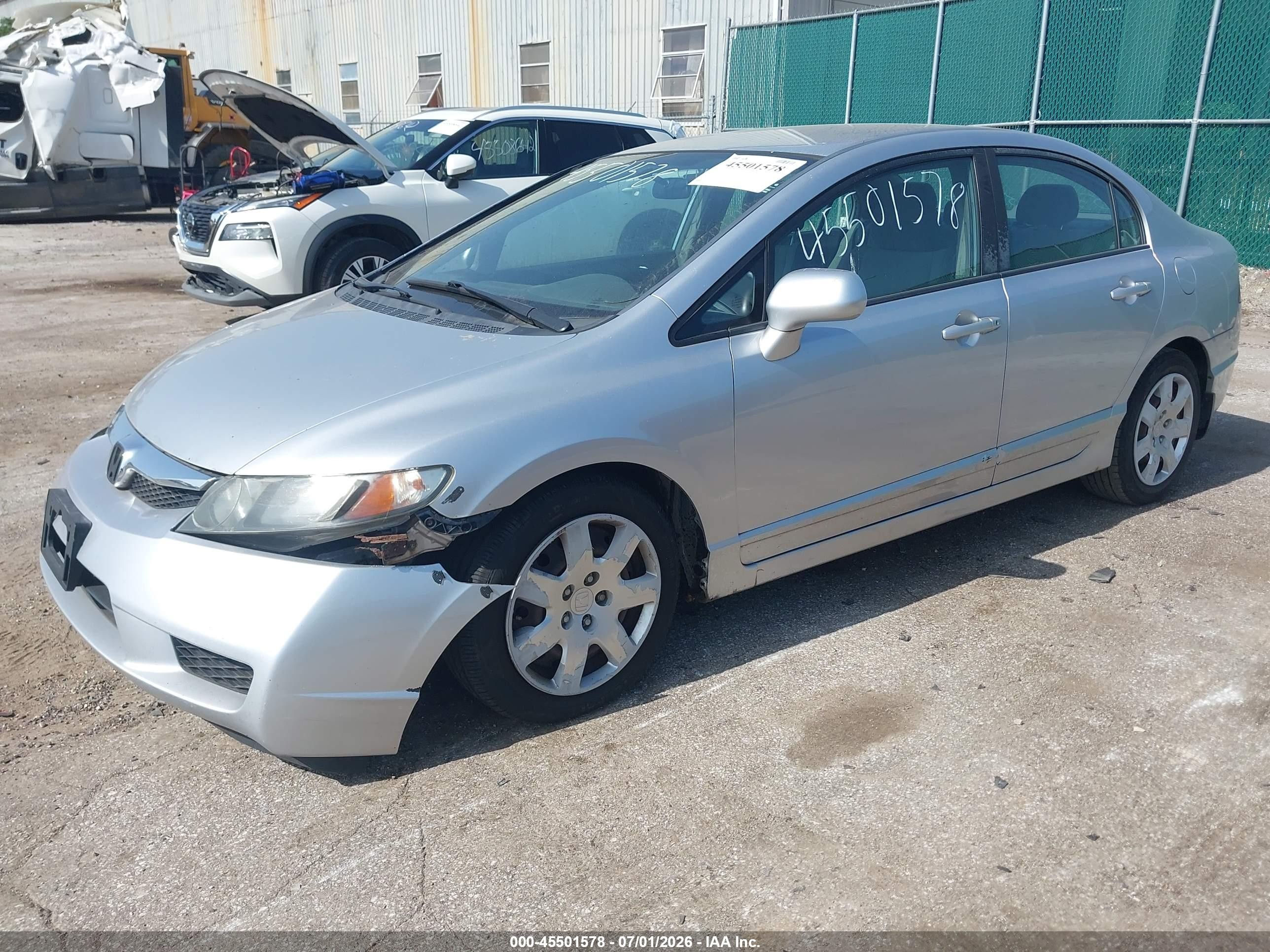 2011 Honda Civic Lx Silver vin: 19XFA1F5XBE012716