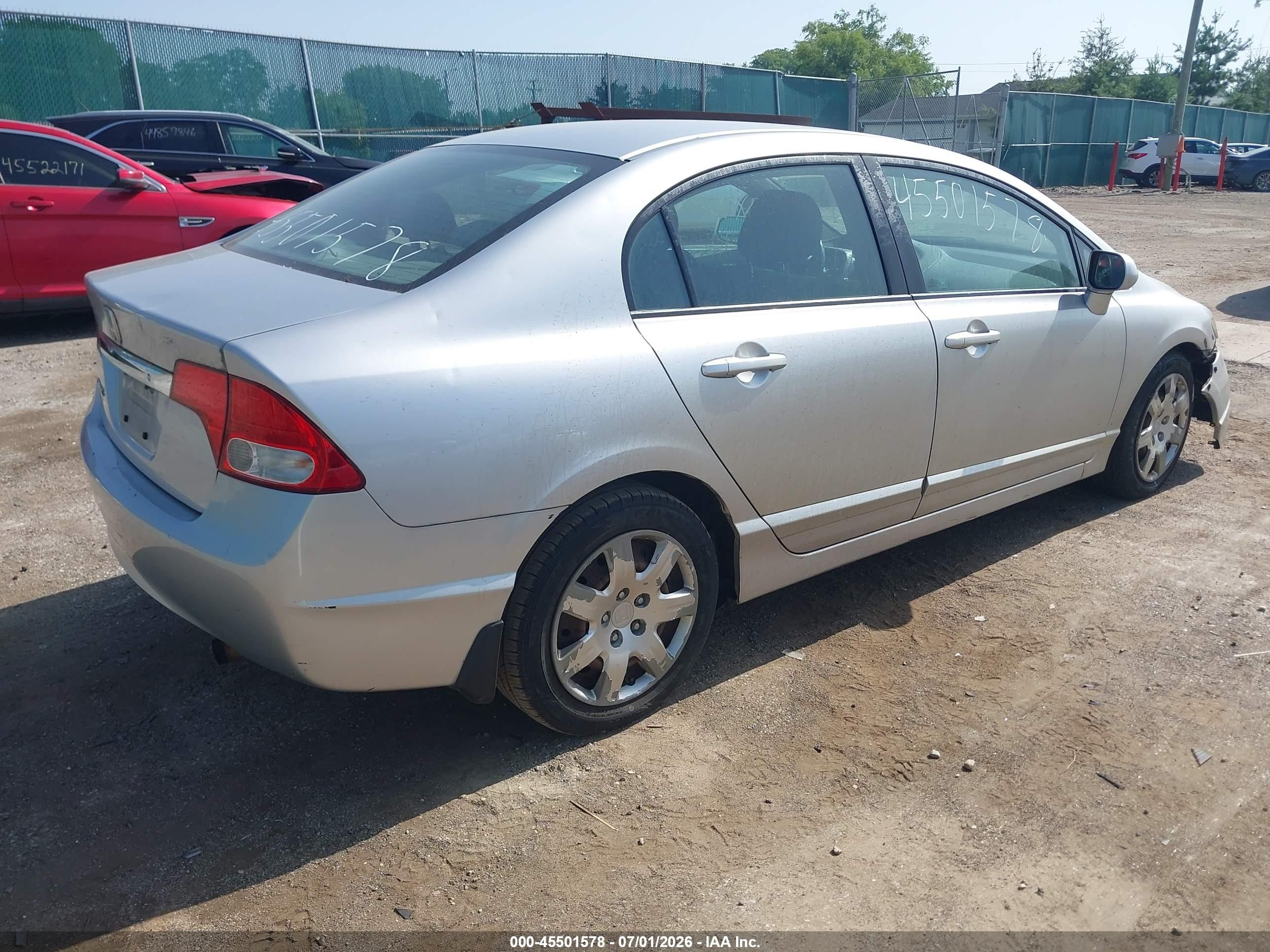 2011 Honda Civic Lx Silver vin: 19XFA1F5XBE012716