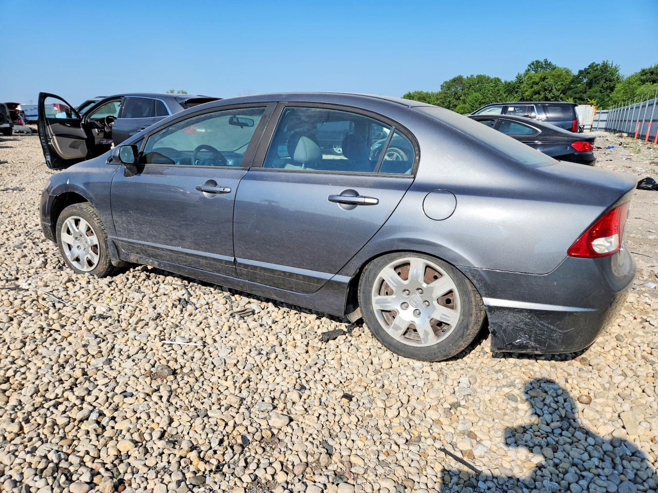 2011 Honda Civic Lx Gray vin: 19XFA1F5XBE014370