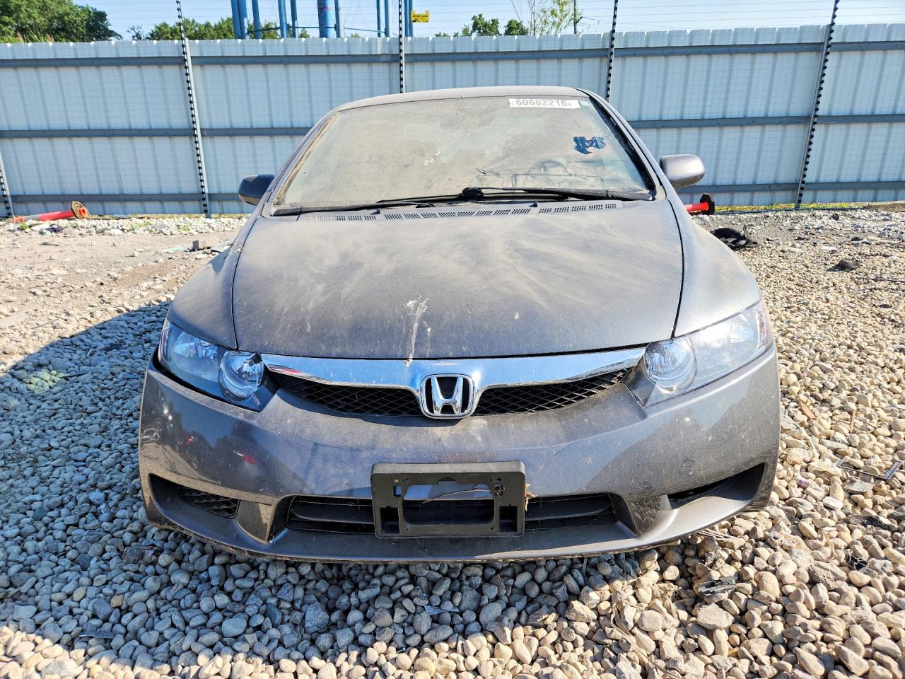 2011 Honda Civic Lx Gray vin: 19XFA1F5XBE014370