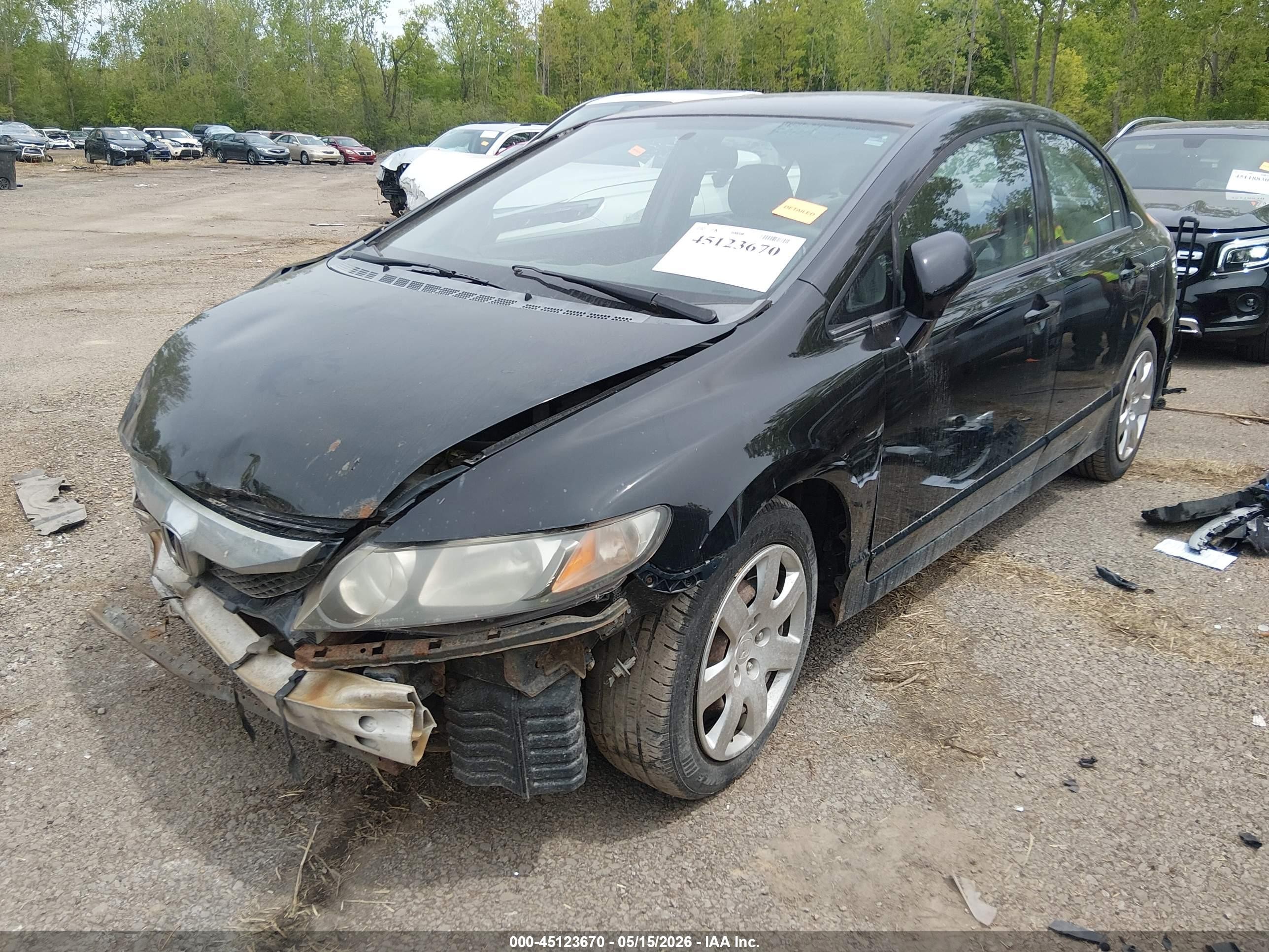 2011 Honda Civic Lx Black vin: 19XFA1F5XBE017852