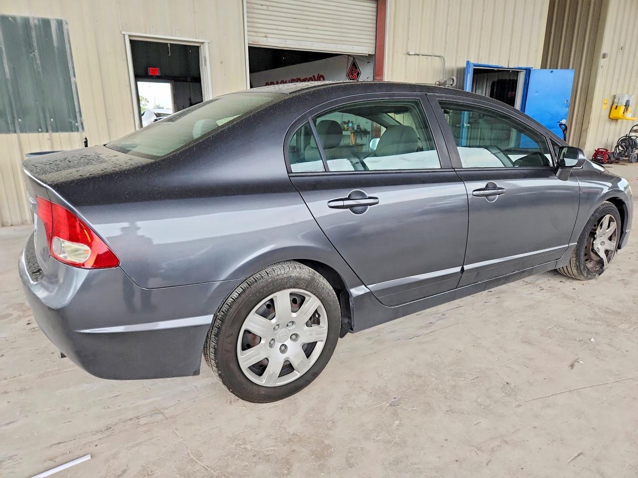 2011 Honda Civic Lx Gray vin: 19XFA1F5XBE018869