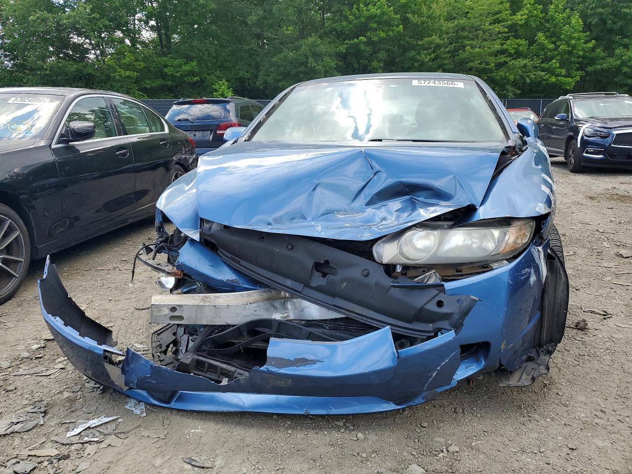 2011 Honda Civic Lx Blue vin: 19XFA1F5XBE028818