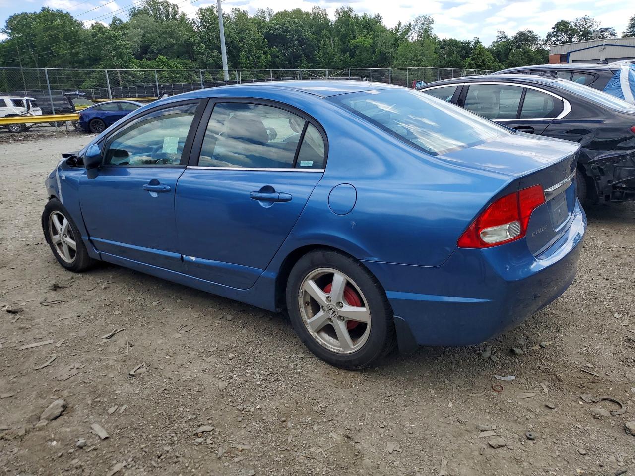 2011 Honda Civic Lx Blue vin: 19XFA1F5XBE028818