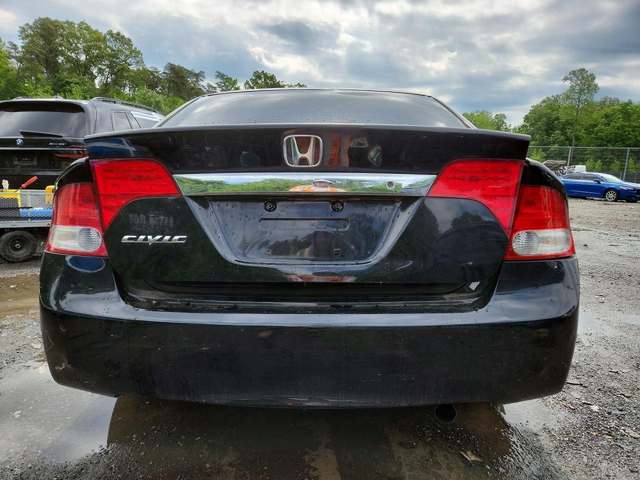 2011 Honda Civic Lx Black vin: 19XFA1F5XBE030889
