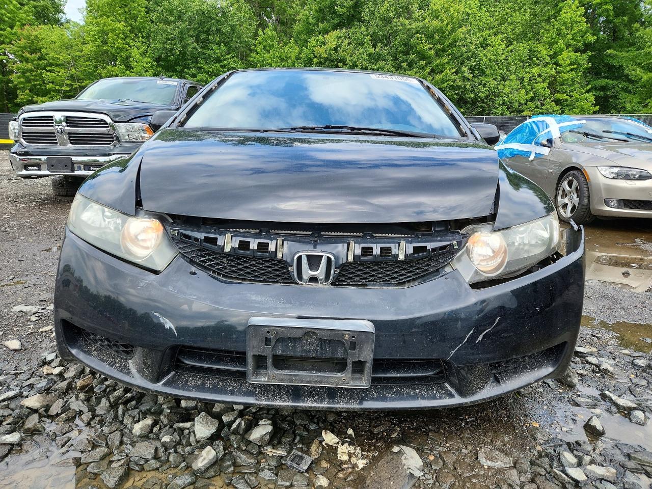 2011 Honda Civic Lx Black vin: 19XFA1F5XBE030889