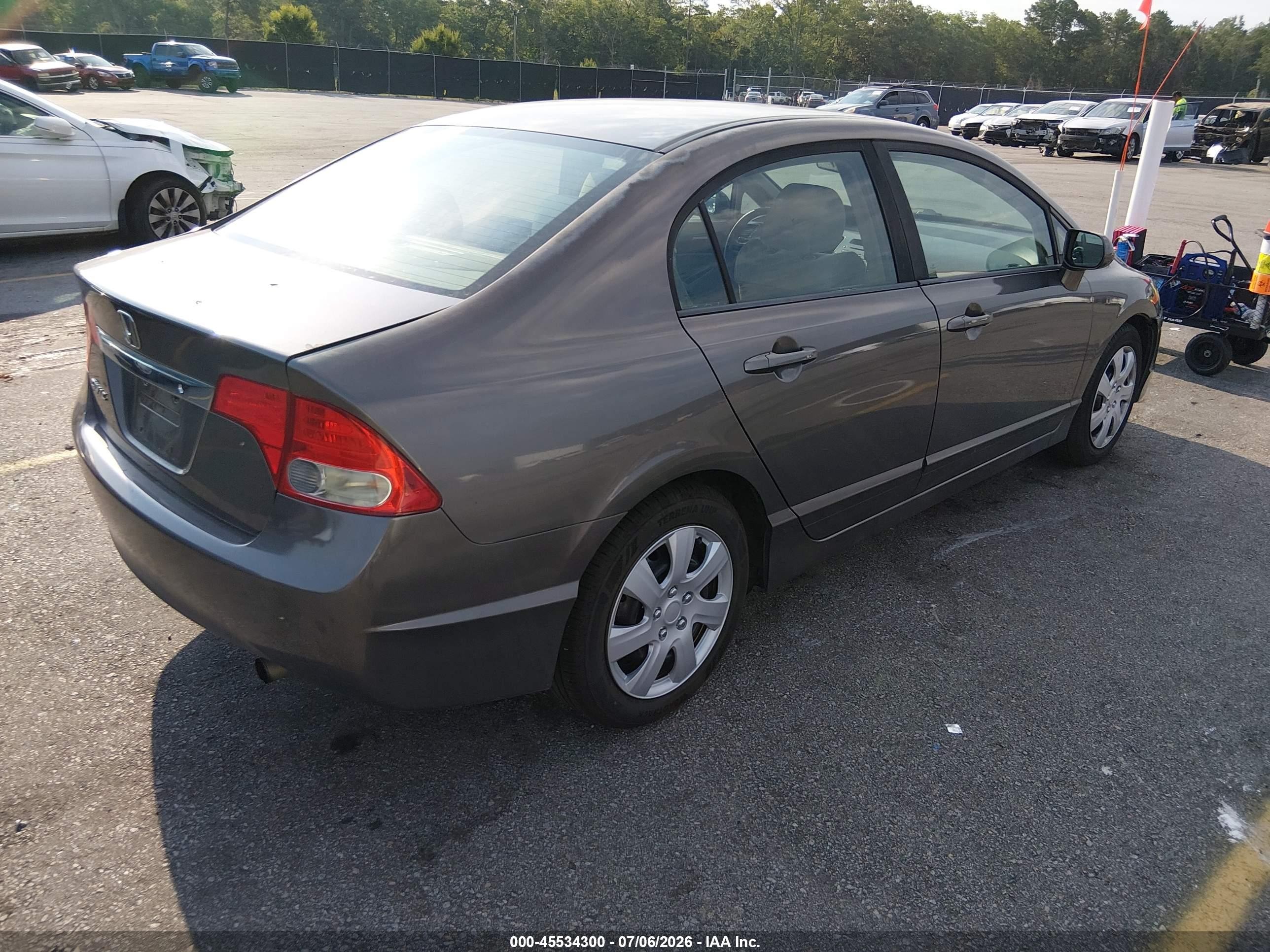 2011 Honda Civic Lx Серый vin: 19XFA1F5XBE046090