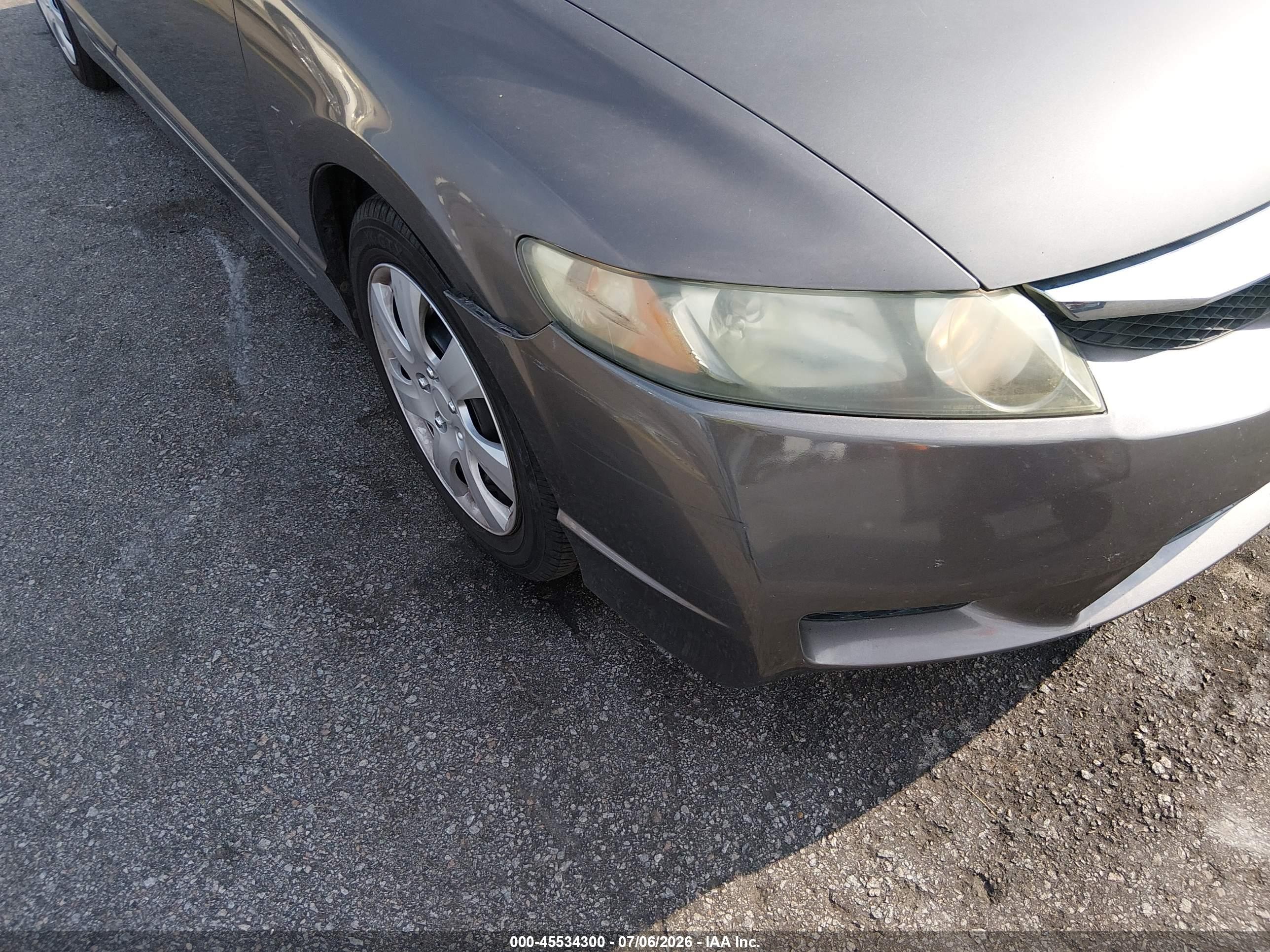 2011 Honda Civic Lx Серый vin: 19XFA1F5XBE046090