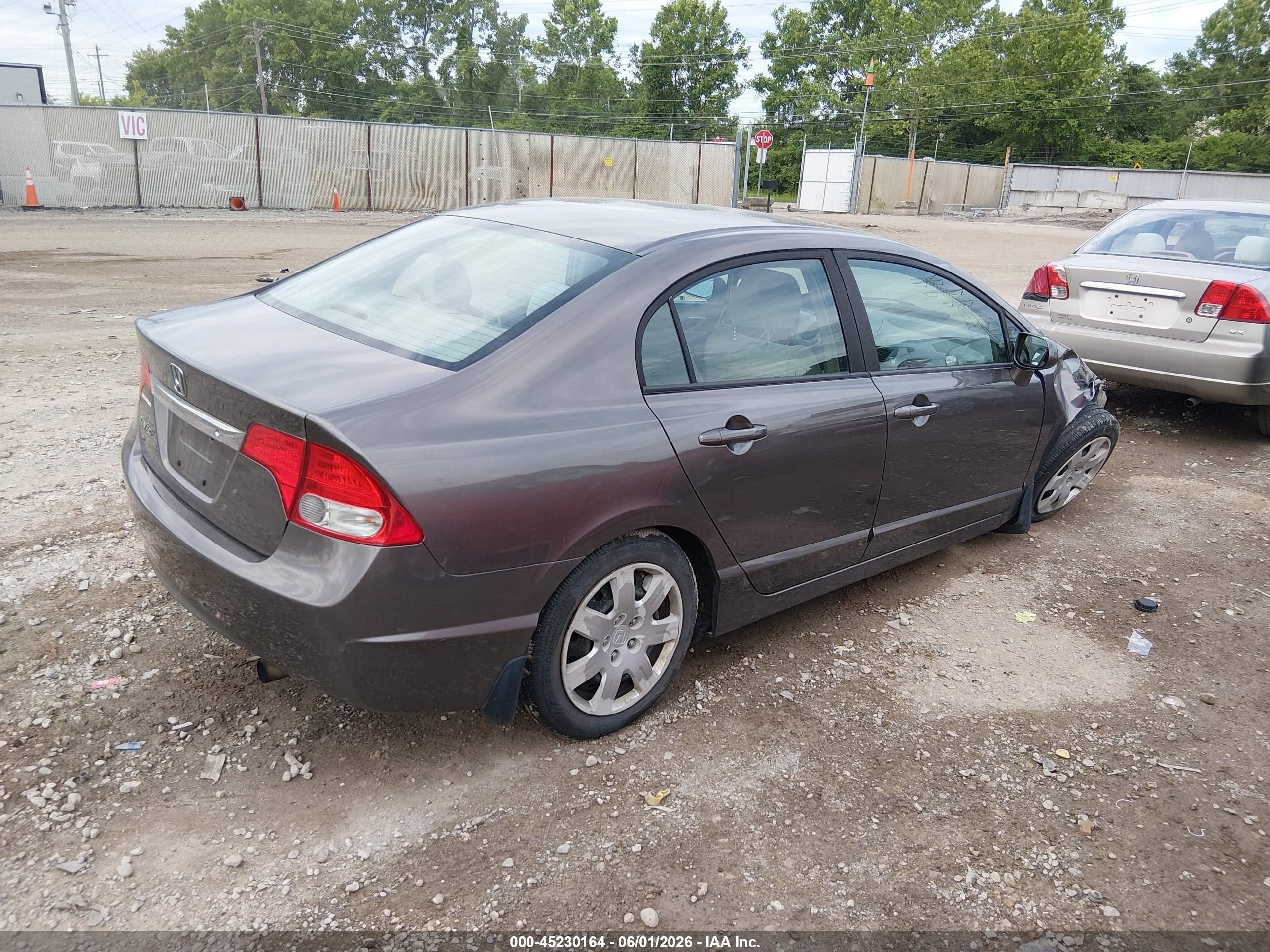 2011 Honda Civic Lx Gray vin: 19XFA1F5XBE048664