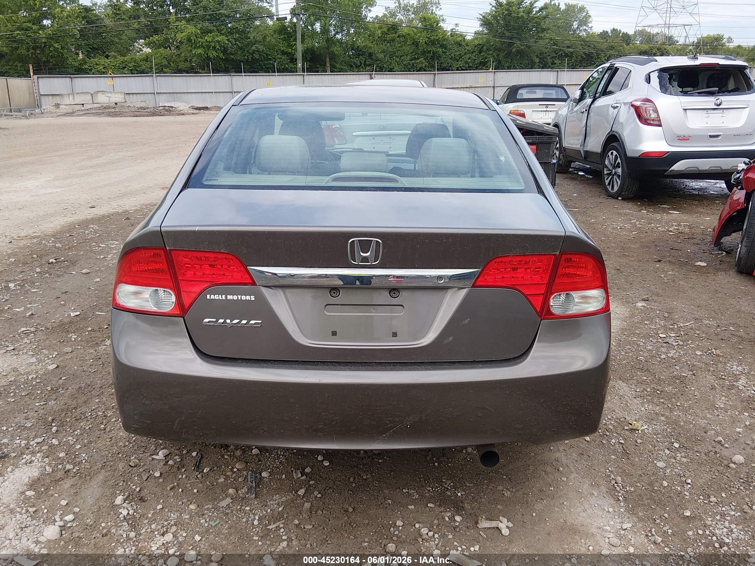 2011 Honda Civic Lx Gray vin: 19XFA1F5XBE048664