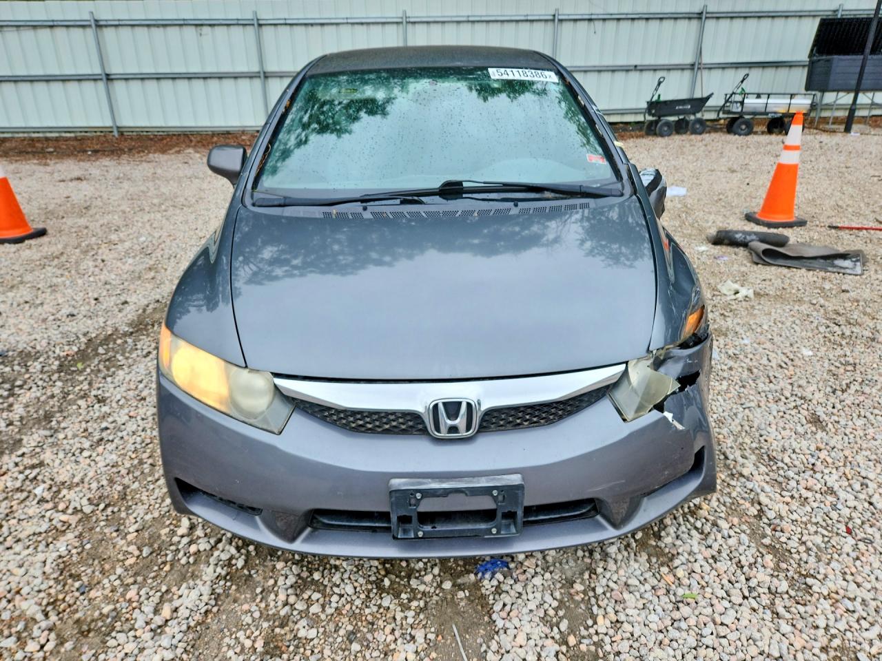 2011 Honda Civic Lx Gray vin: 19XFA1F5XBE049880