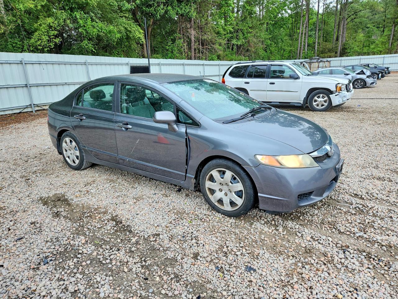 2011 Honda Civic Lx Gray vin: 19XFA1F5XBE049880