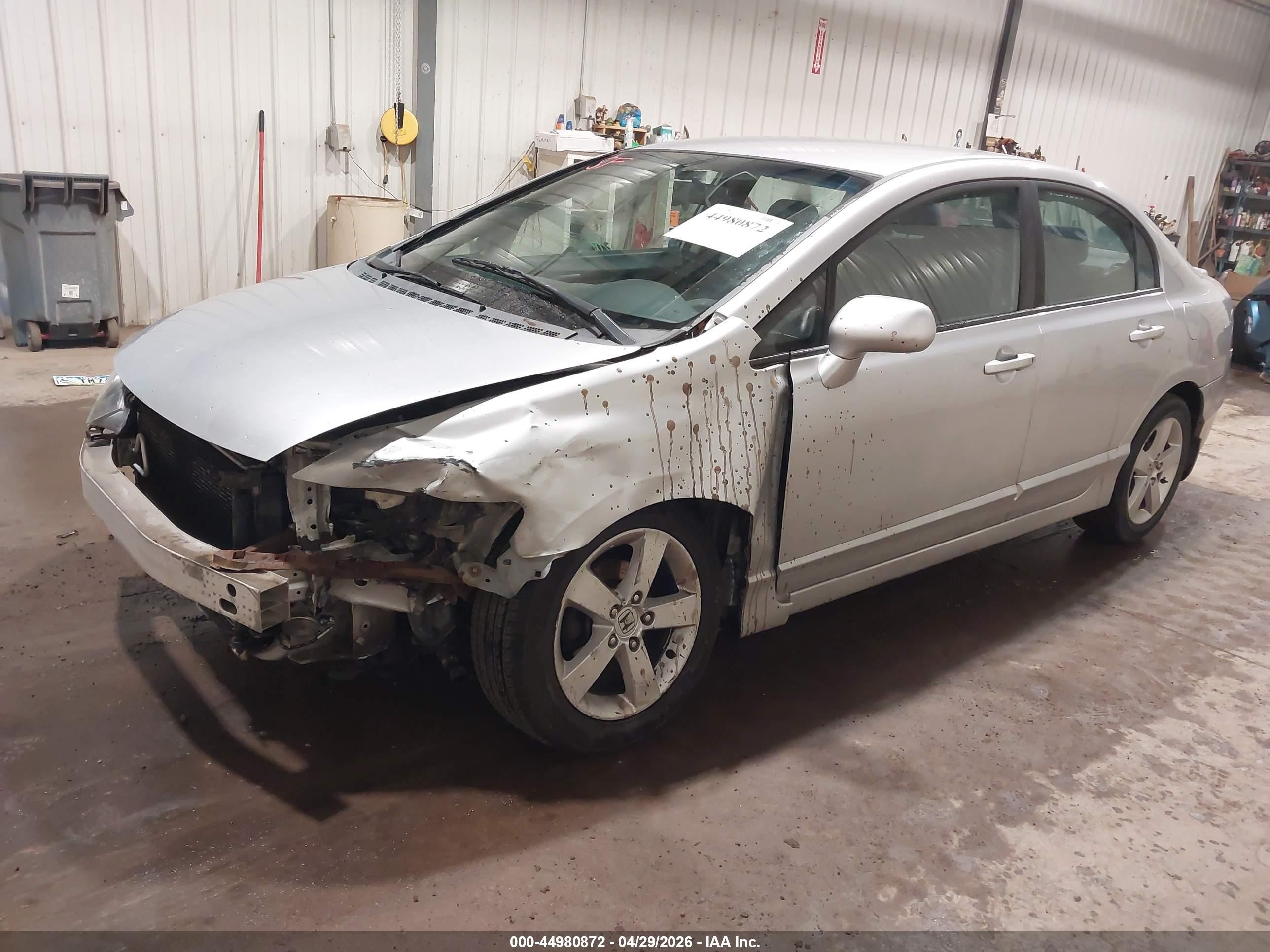 2010 Honda Civic Lx-s Silver vin: 19XFA1F60AE065237