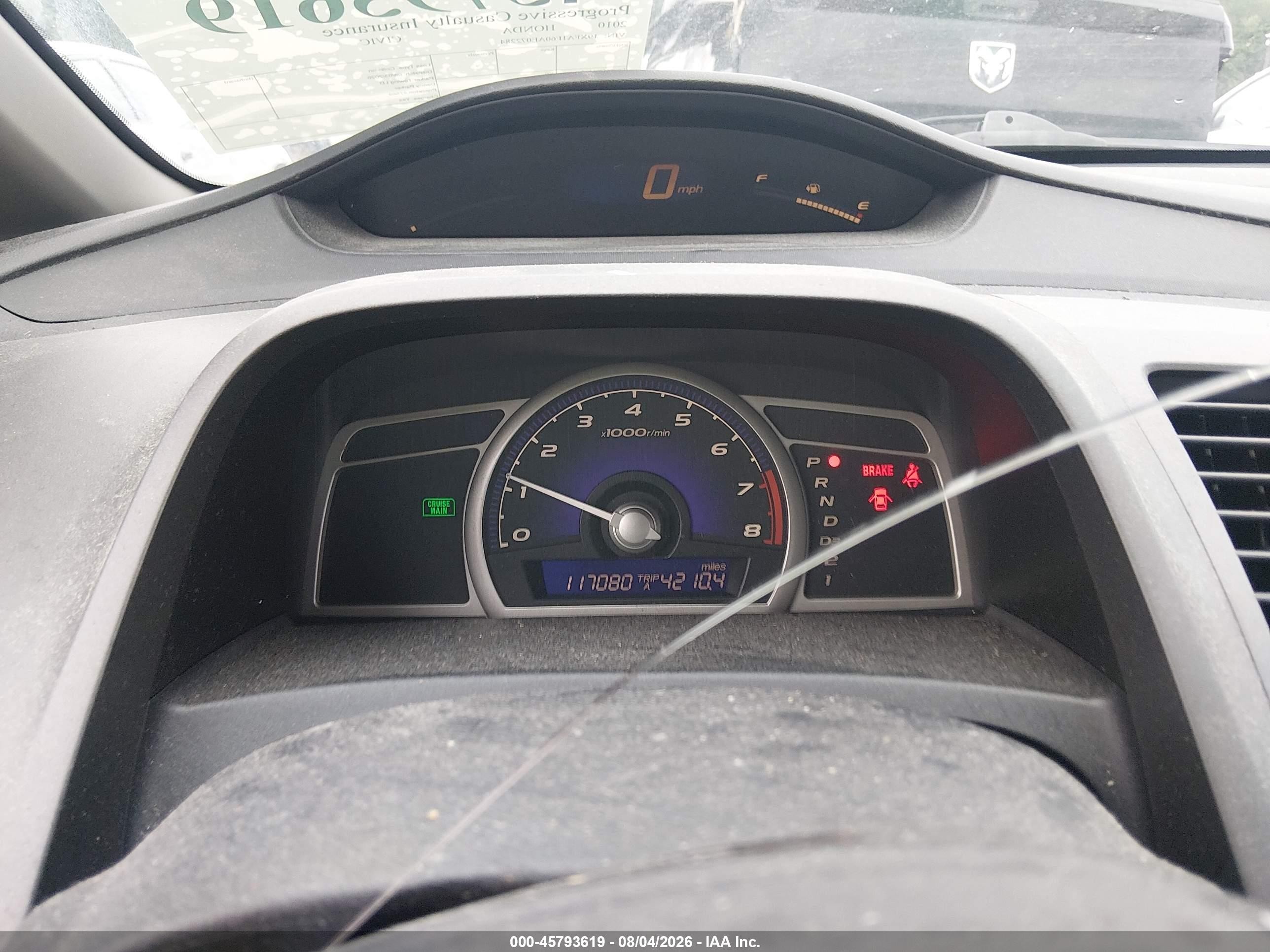 2010 Honda Civic Lx-s Silver vin: 19XFA1F60AE072284