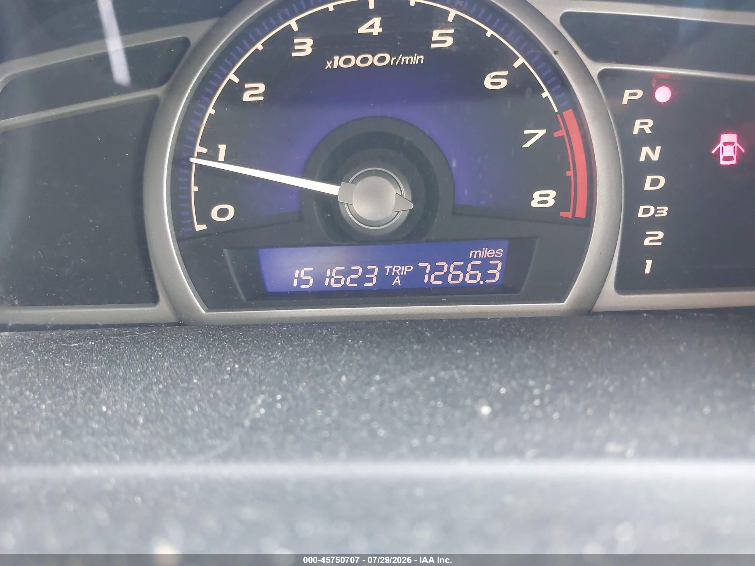 2010 Honda Civic Lx-s Blue vin: 19XFA1F60AE087058