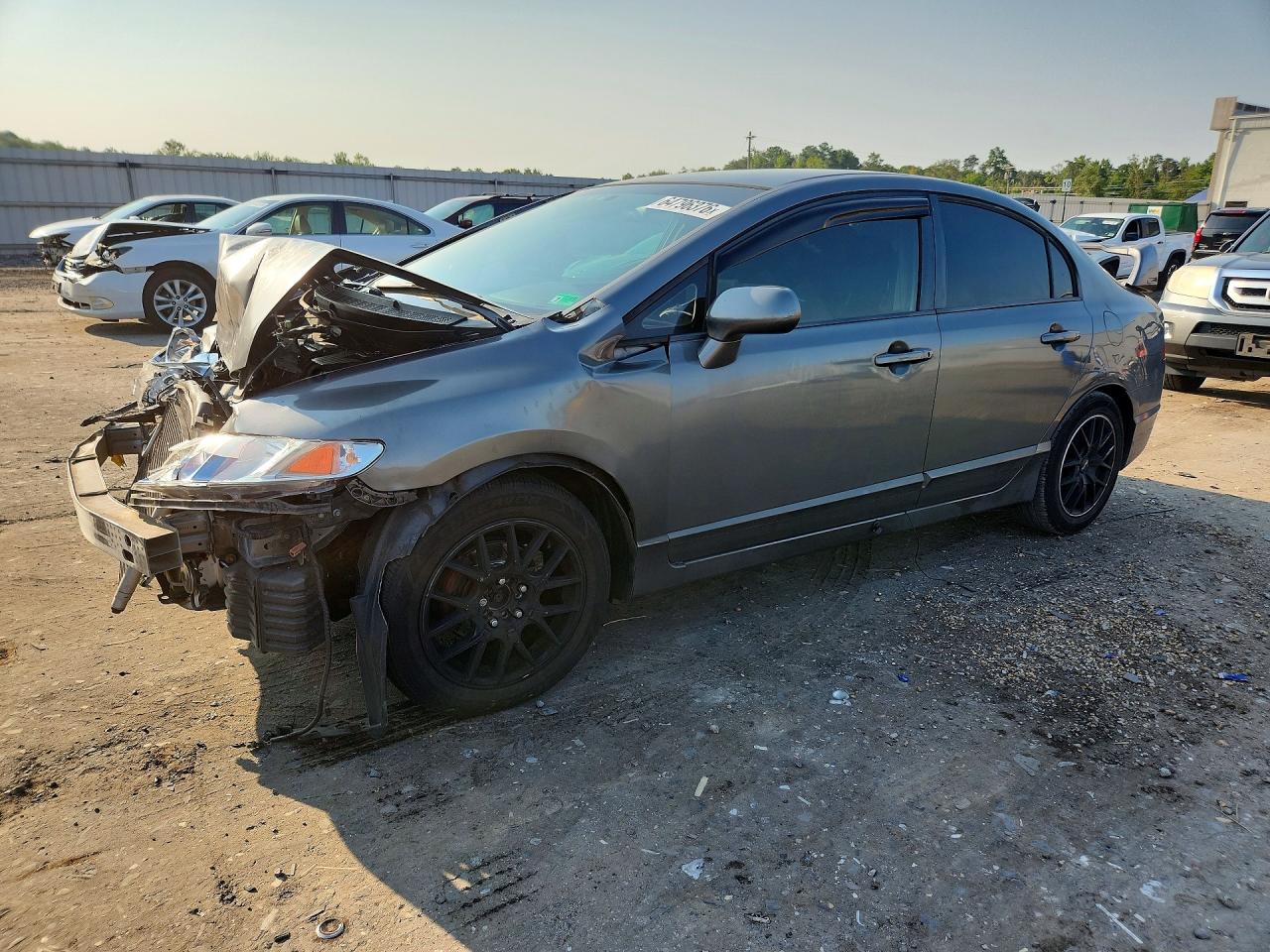 2011 Honda Civic Lx Серый vin: 19XFA1F60BE009610