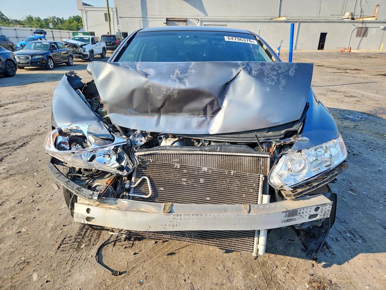2011 Honda Civic Lx Серый vin: 19XFA1F60BE009610