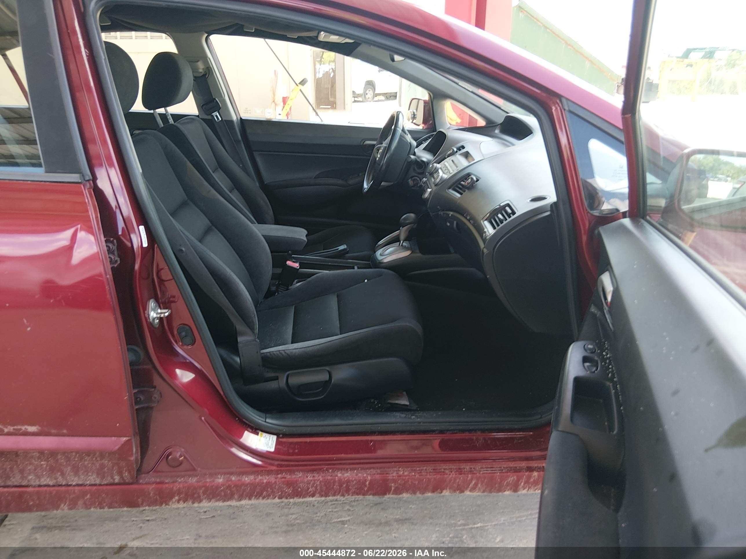 2011 Honda Civic Lx-s Red vin: 19XFA1F60BE015732