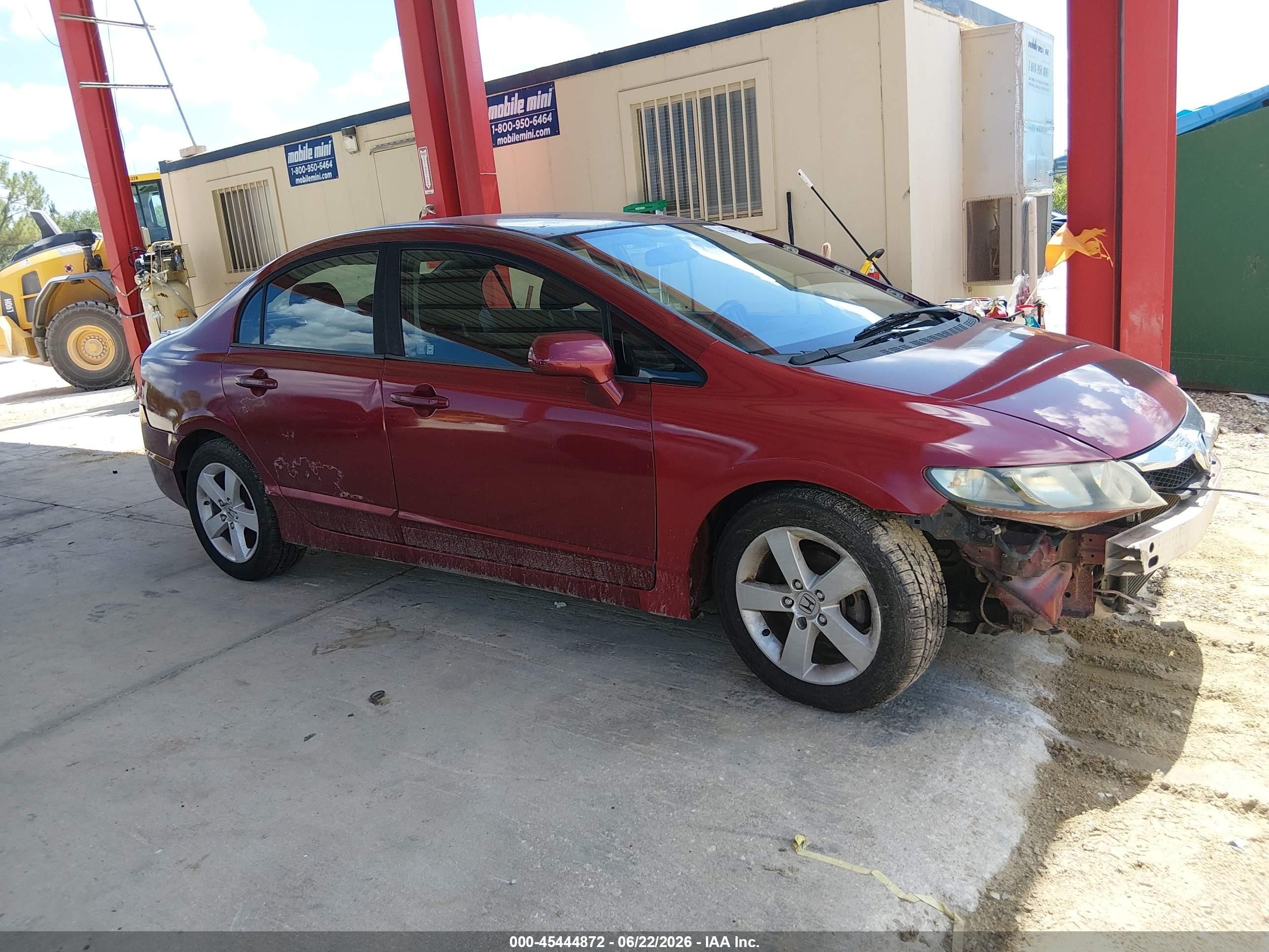 2011 Honda Civic Lx-s Red vin: 19XFA1F60BE015732