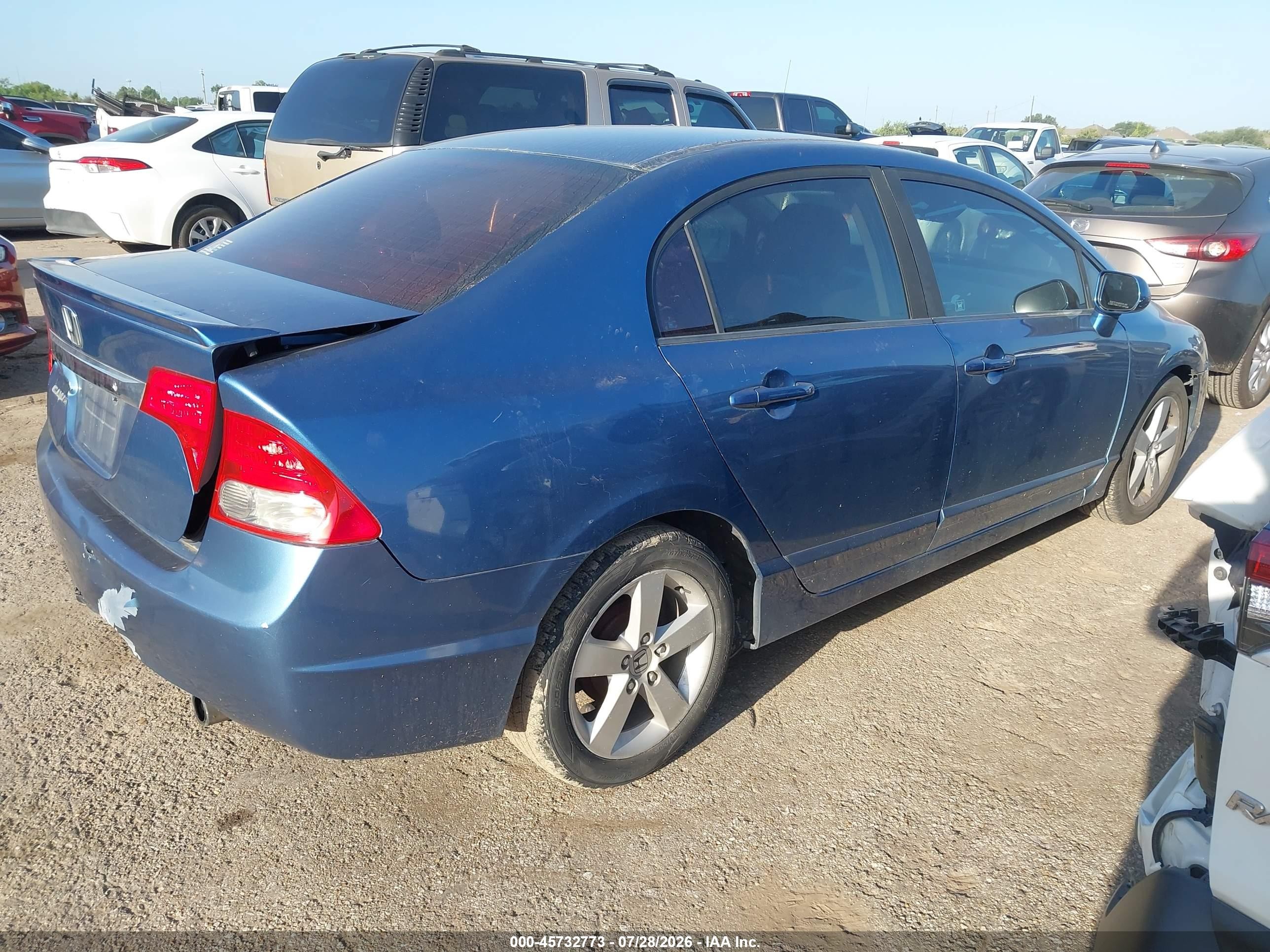 2010 Honda Civic Lx-s Light Blue vin: 19XFA1F61AE059382